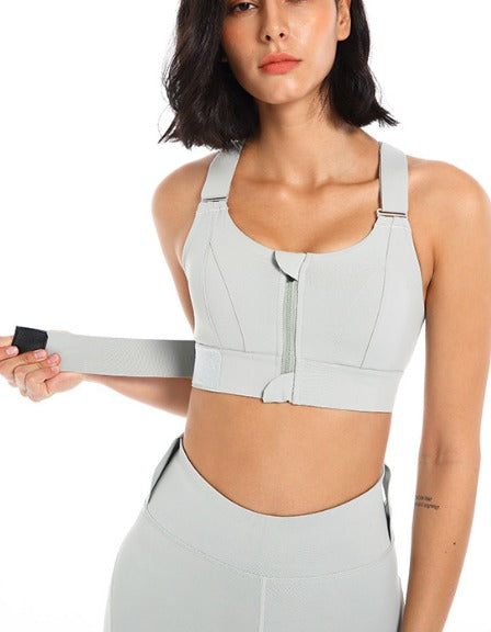ZIP Front Adjustable Sports Bra | Wilde Mode | Recycled Fabric