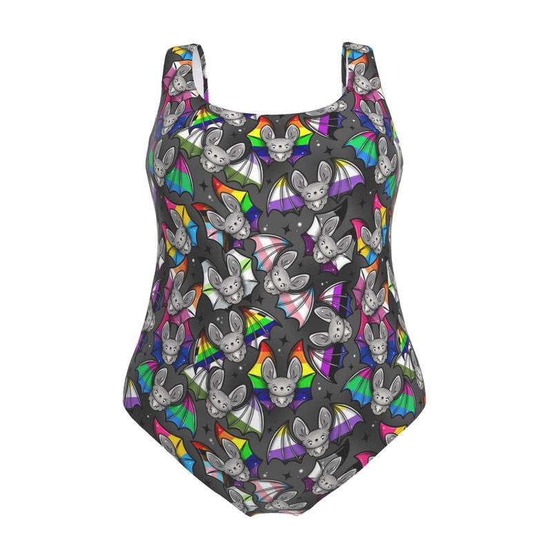 Swimsuit |Wilde Mode Pride Bats | UK Made
