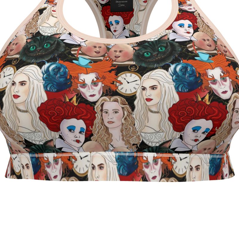 Sports Bralette | Alice in Wonderland