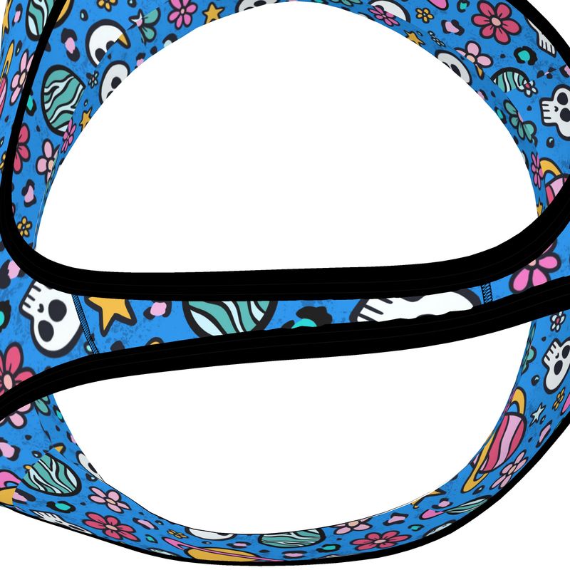 Sports Bralette | Skulls and Planets