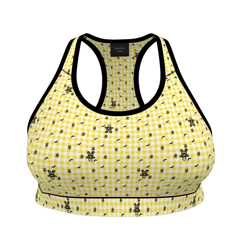 Sports Bralette | Summerween Print Vs1