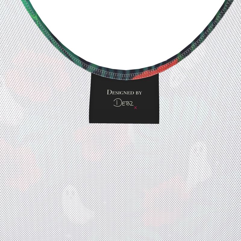 Designer Swimsuit | Spooky Monstera | UK Made