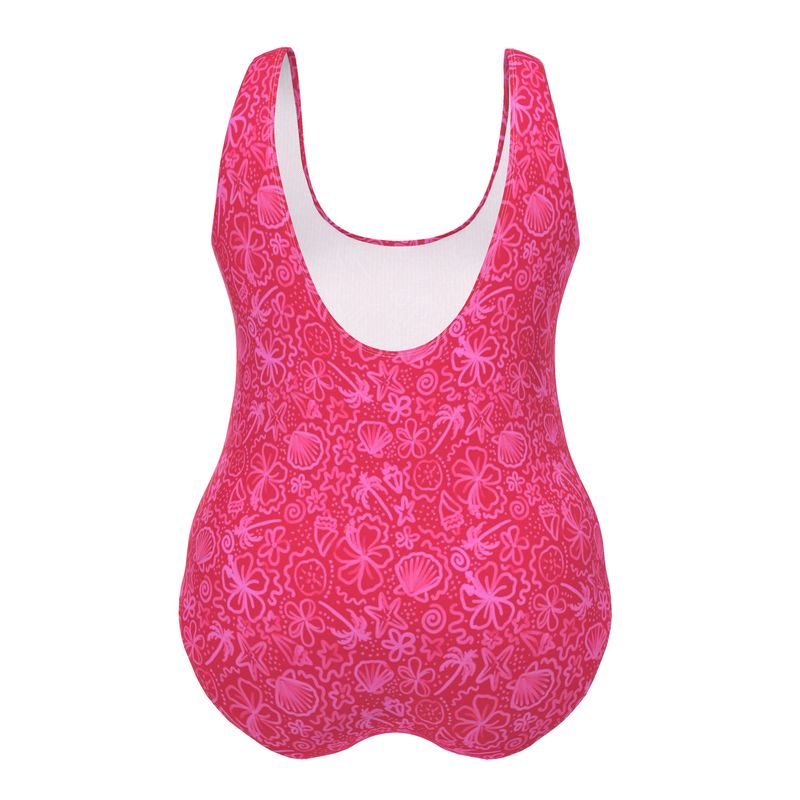 Designer Swimsuit | Doodle Summer | UK Made