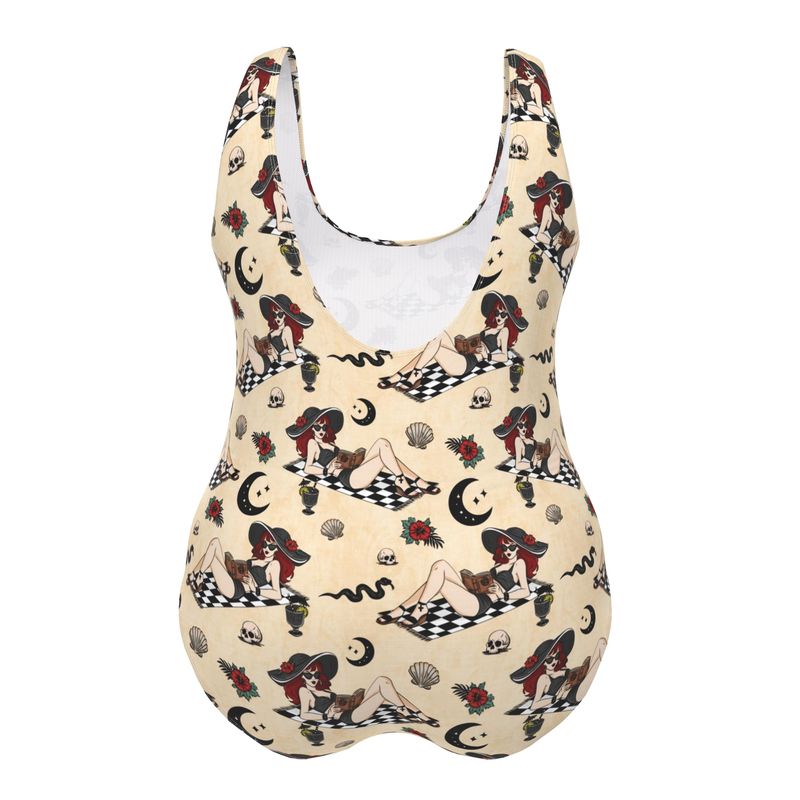 Designer Swimsuit | Summer Goth Girl | UK Made