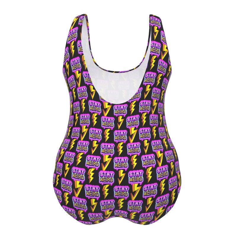 Designer Swimsuit | Stay Weird | UK Made
