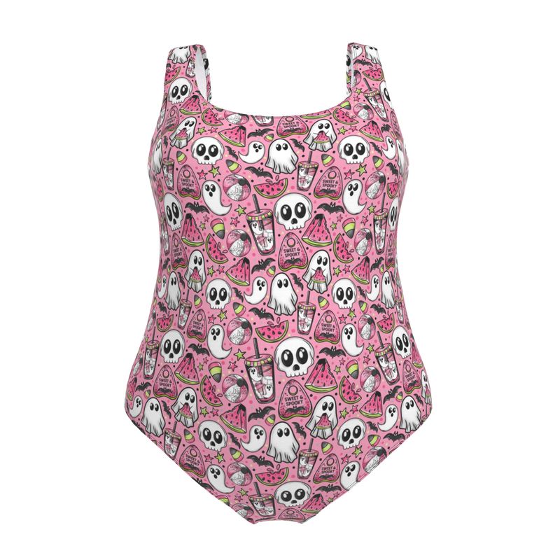 Designer Swimsuit | Summerween Watermelons | UK Made