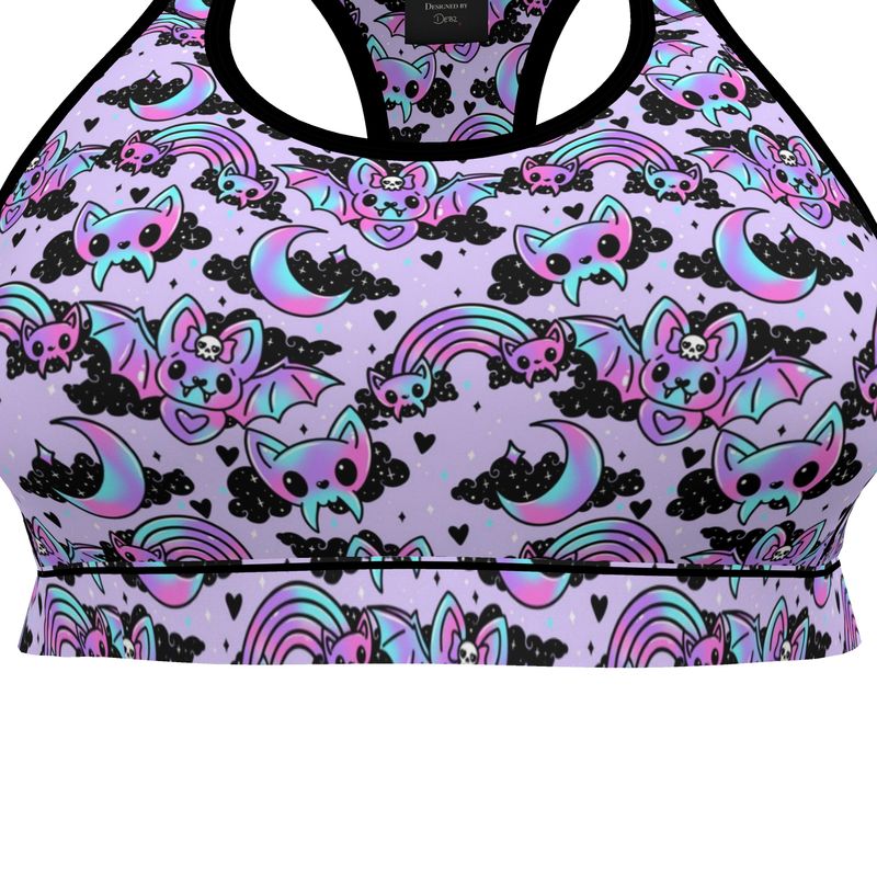 Sports Bralette | Cyber Bats | UK Made