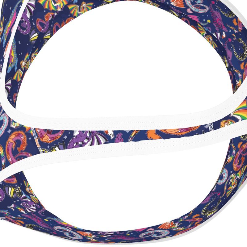 Sports Bra | Wilde Mode Pride Dragons | UK Made