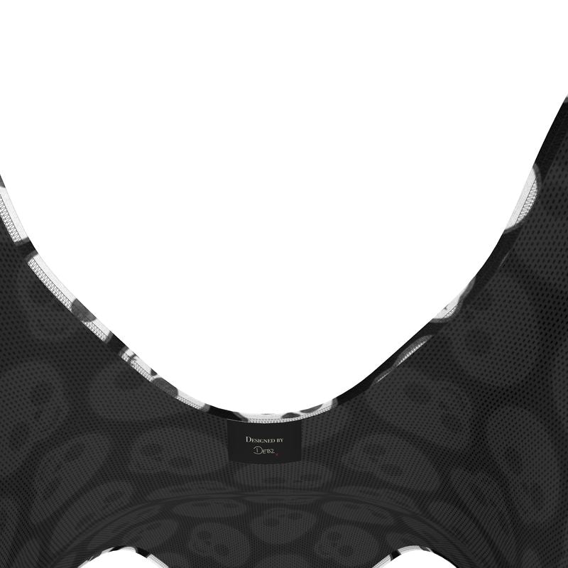 Handmade UK Swimsuit | Sizes 2XS to 7XL | Cute Skulls