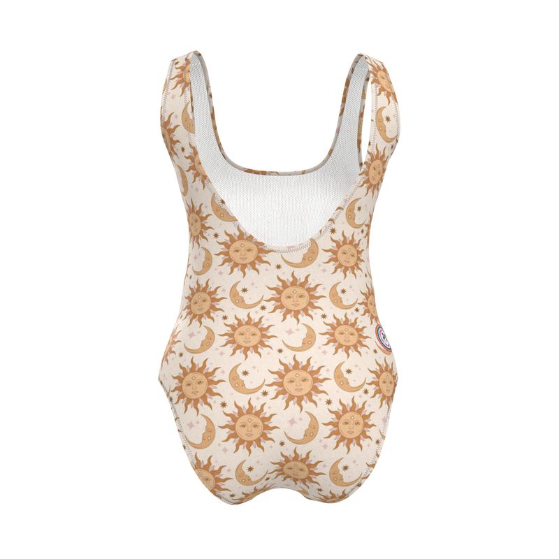 Handmade UK Swimsuit | Sizes 2XS to 7XL | Retro Summer Sun