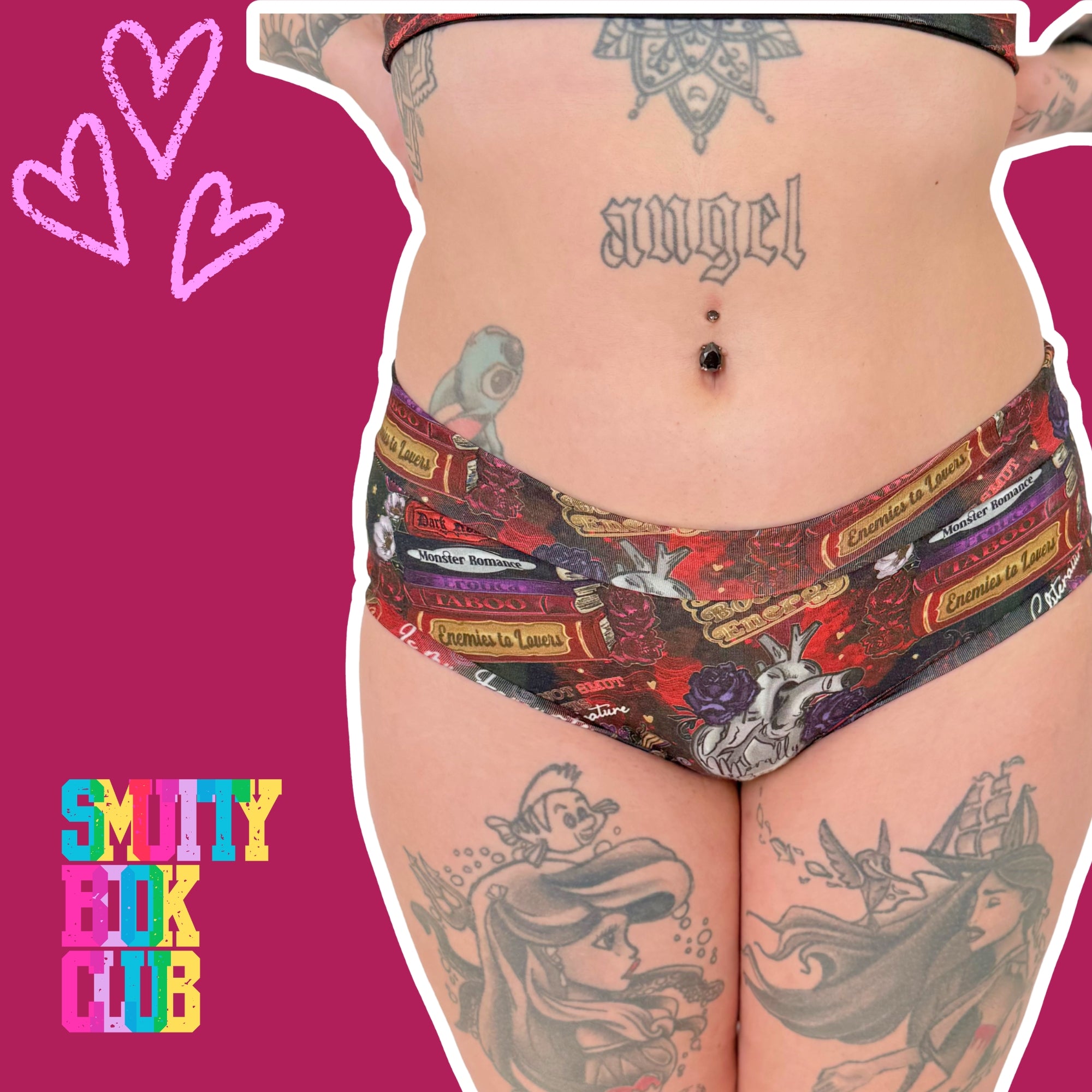 Comfort Briefs | Smut Readers Book Print | Organic Cotton