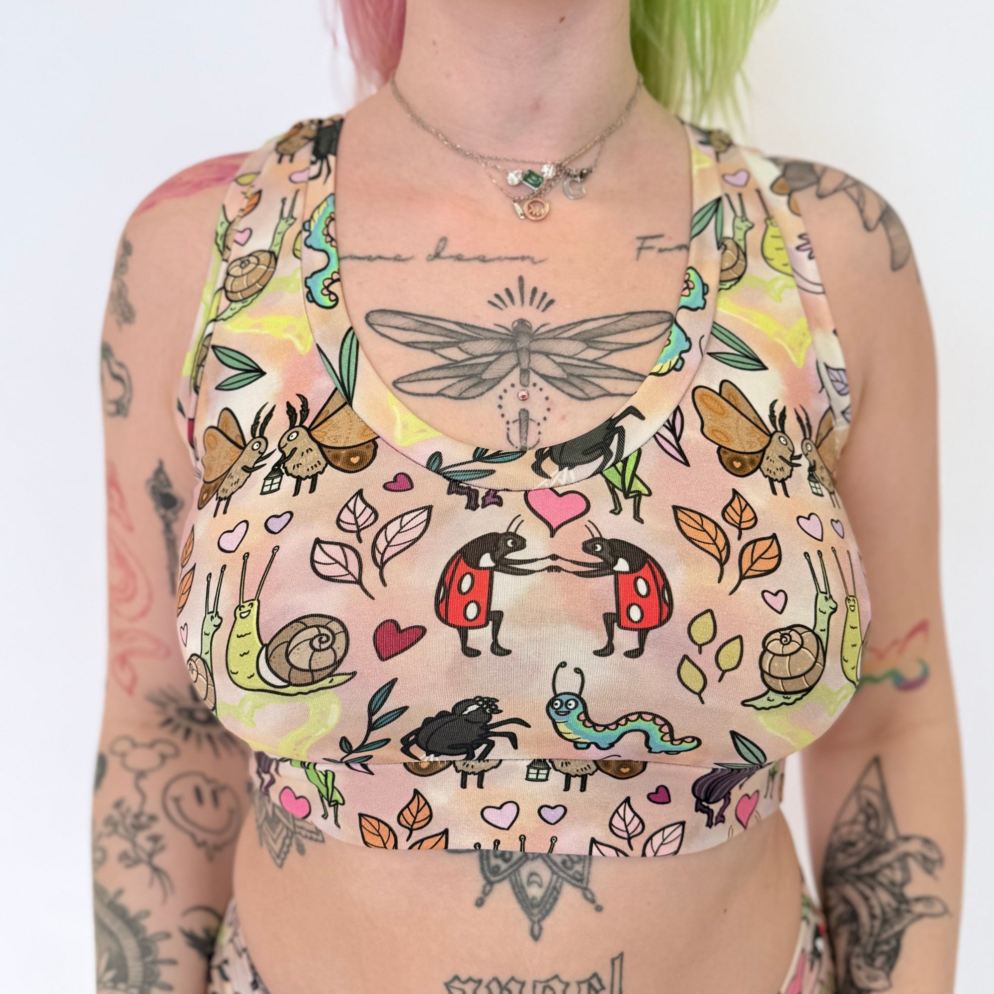 Wilde Mode Comfort Bralette | Love Bugs | Organic Cotton