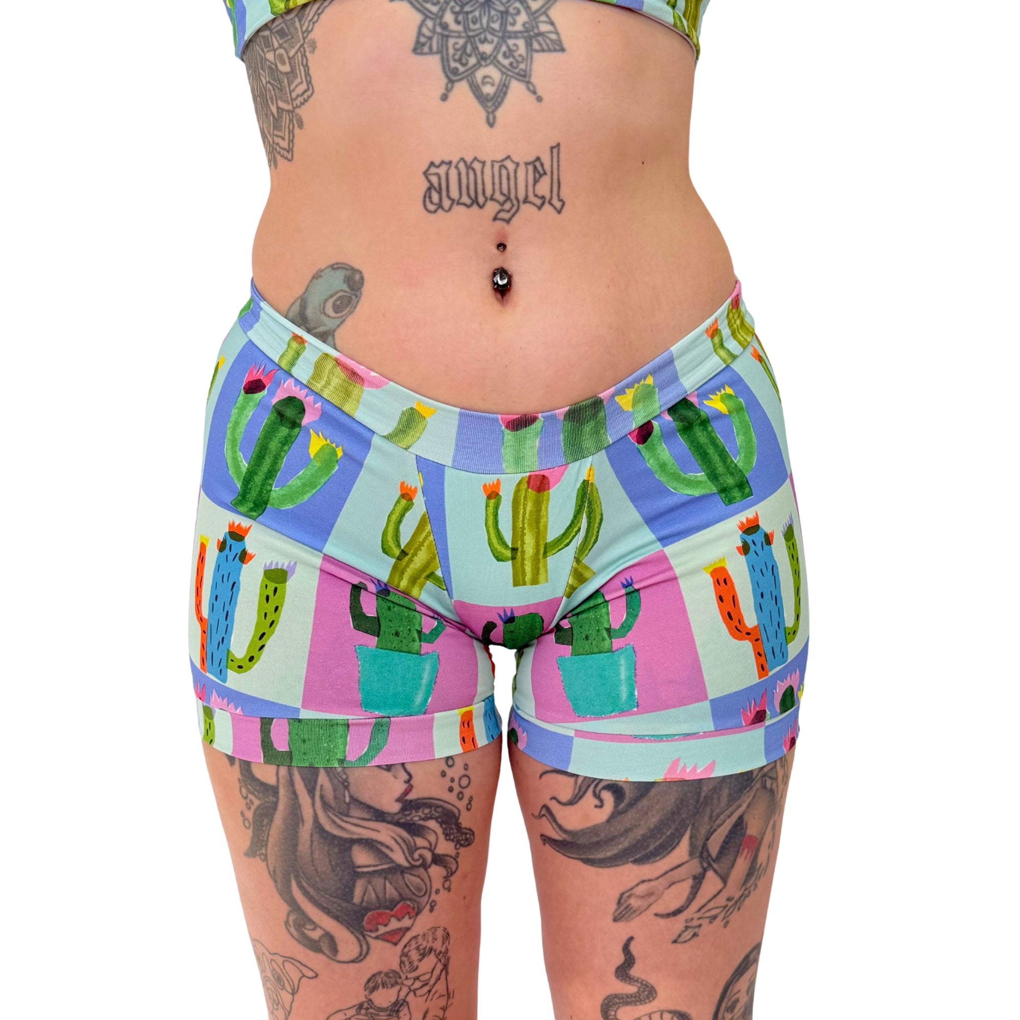 Comfort Boxers | Patchwork Cactus | Organic Cotton