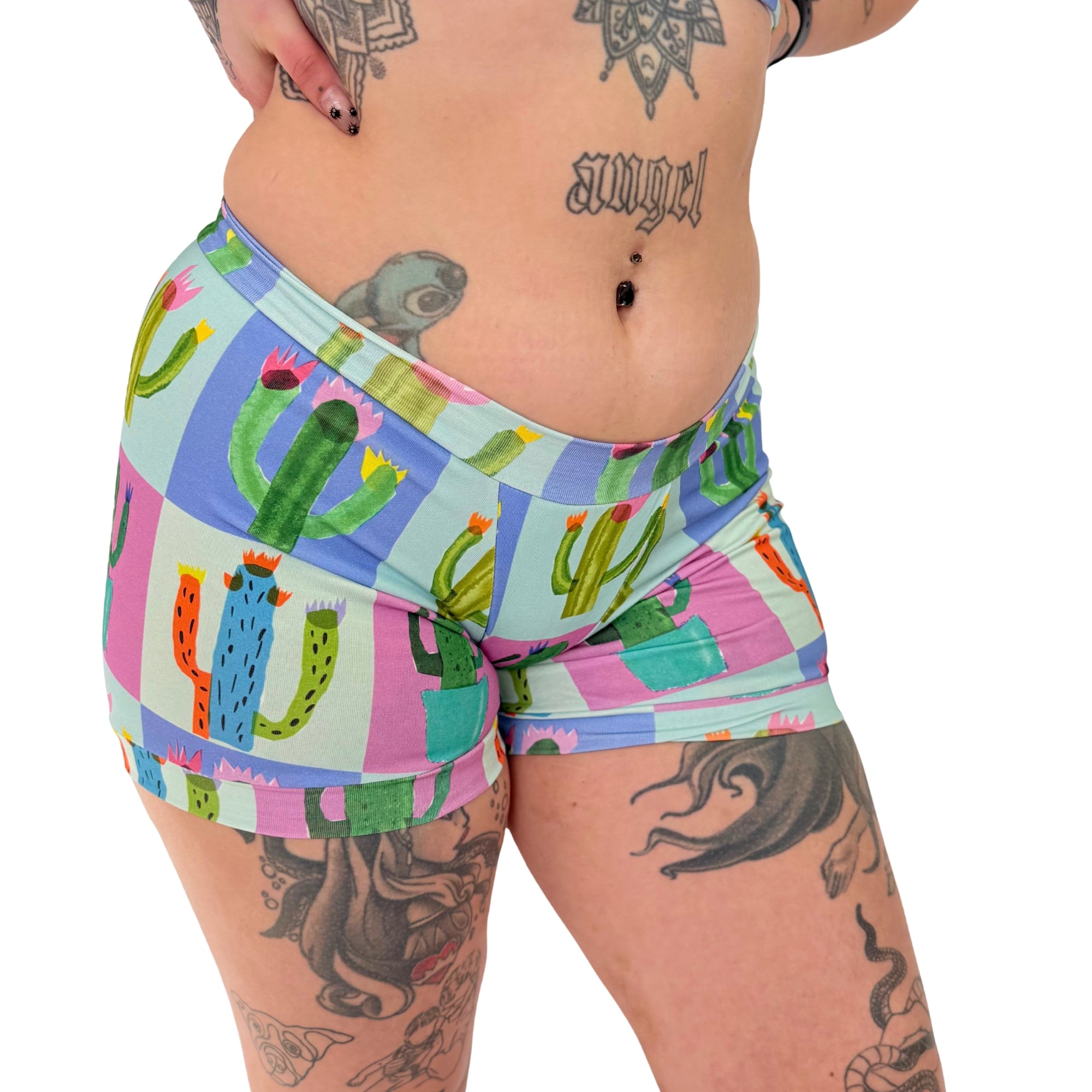 Comfort Boxers | Patchwork Cactus | Organic Cotton