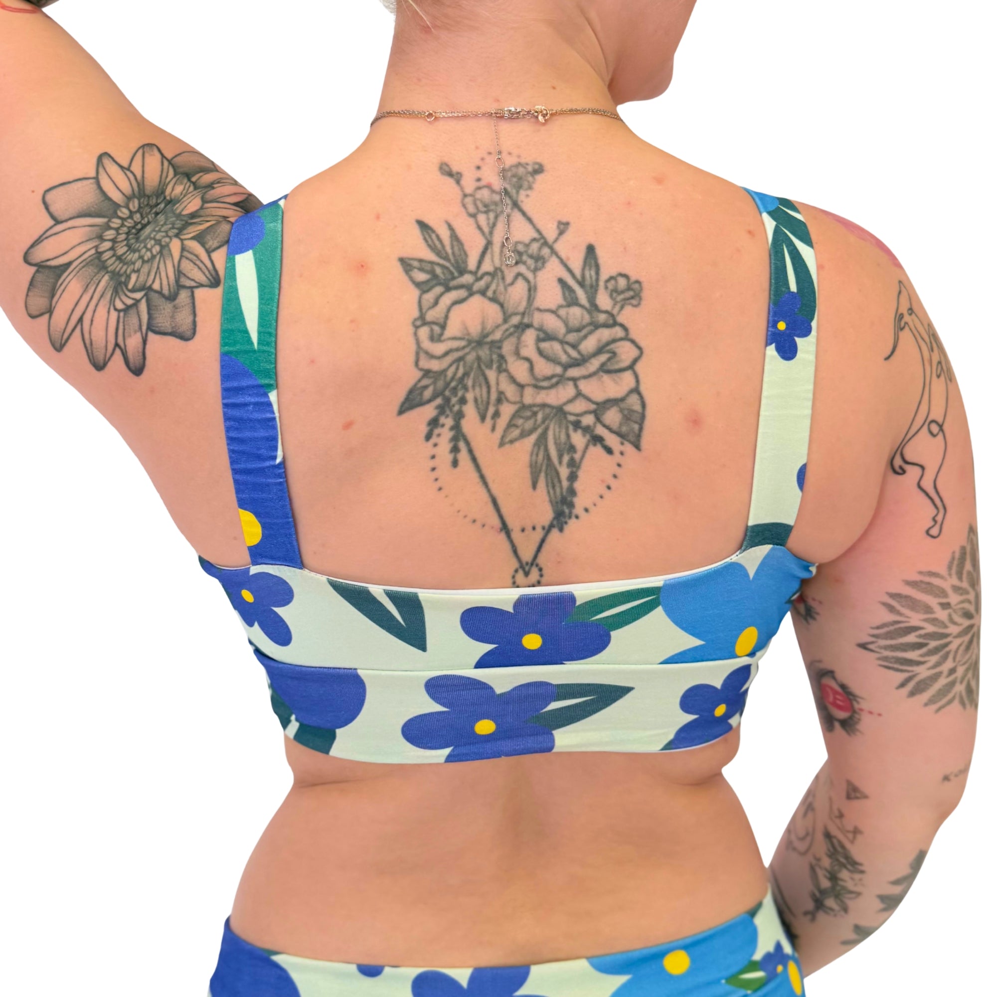 DBD Comfort Bra | Retro Floral Pop | Organic Cotton