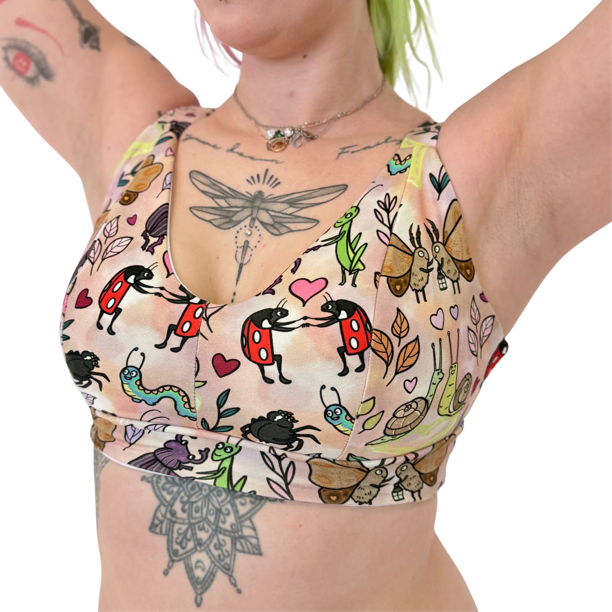 Wilde Mode Comfort Bra | Love Bugs | Organic Cotton