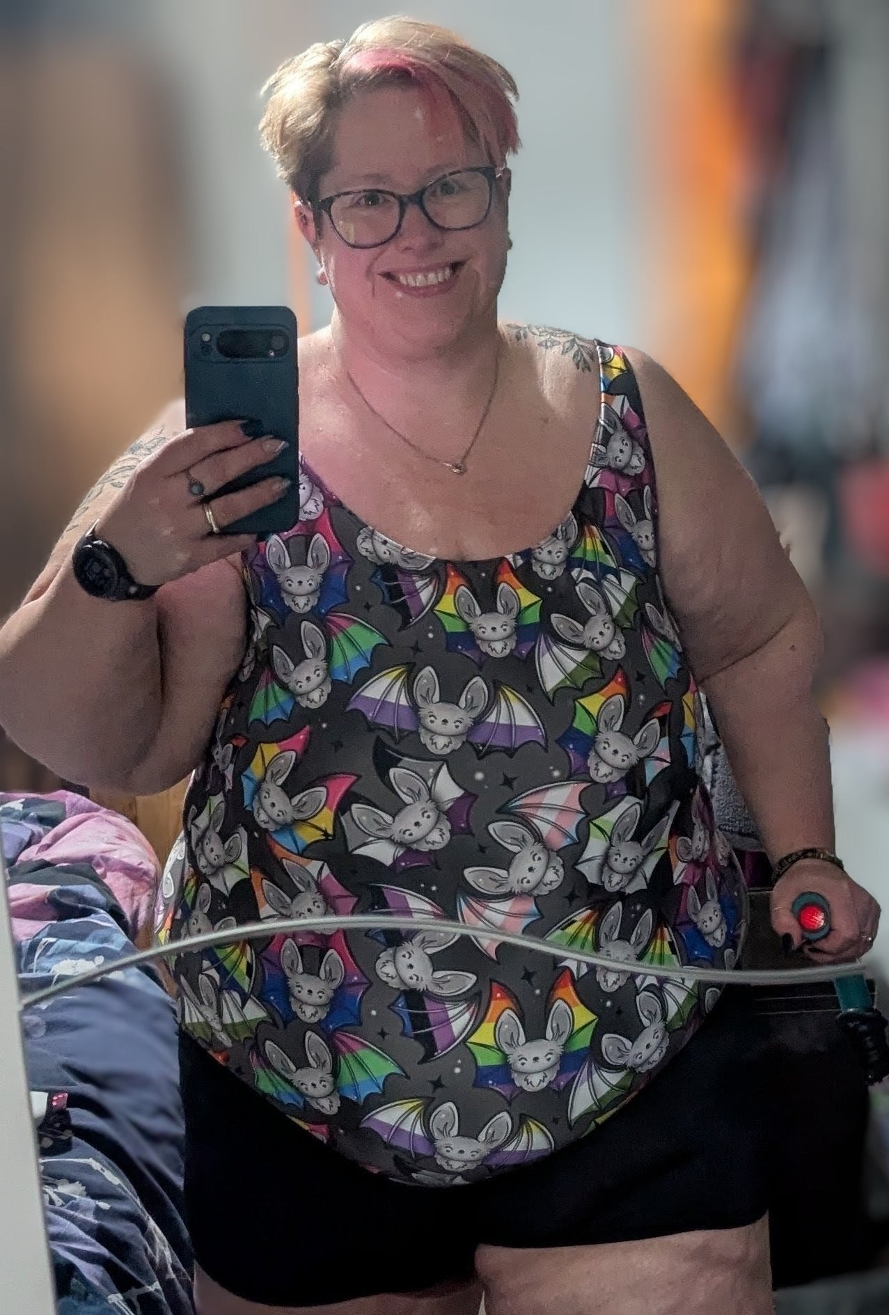 Swimsuit |Wilde Mode Pride Bats | UK Made