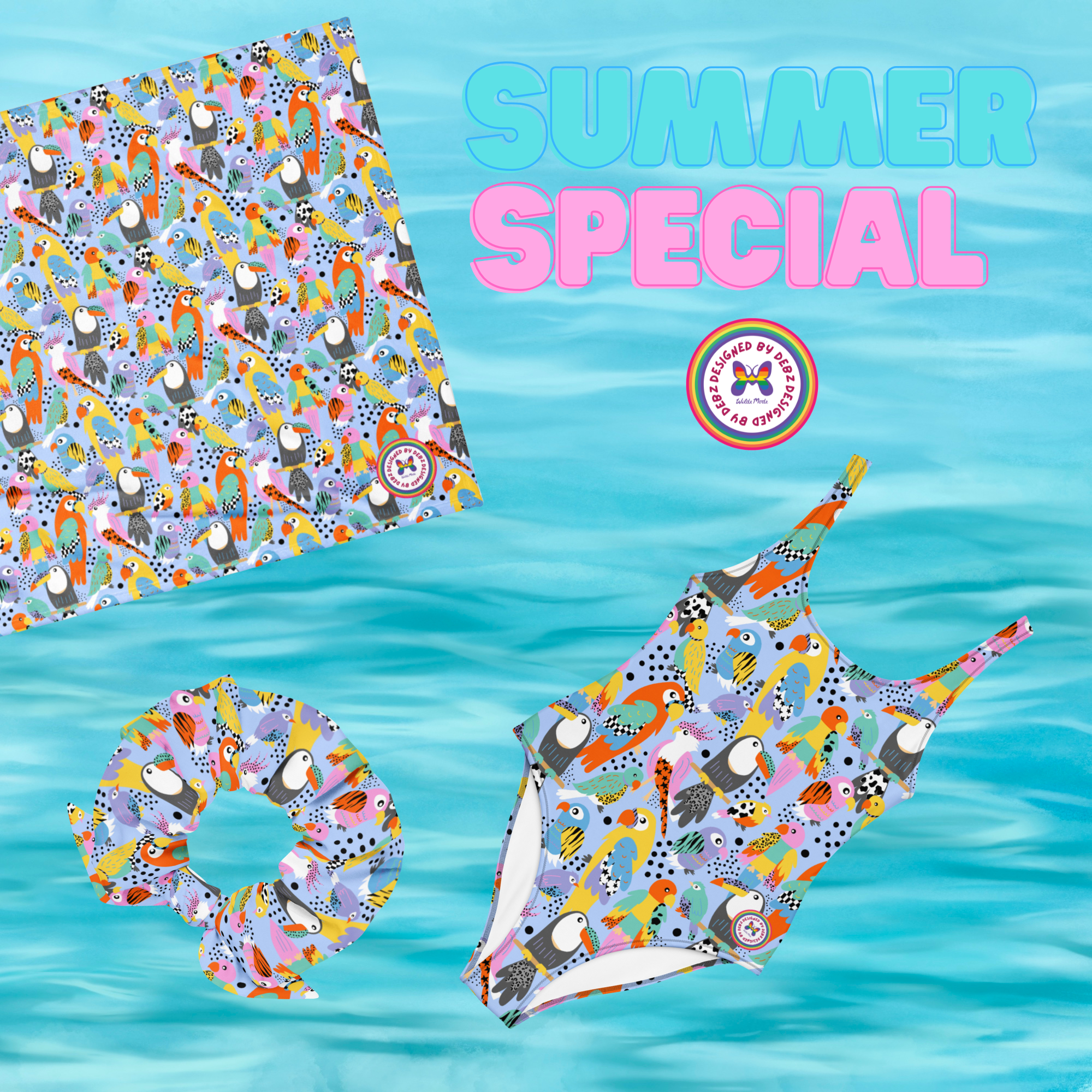 💦 Swimmingly Special Summer Deal! FREE Swim Scrunchie XS-3XL