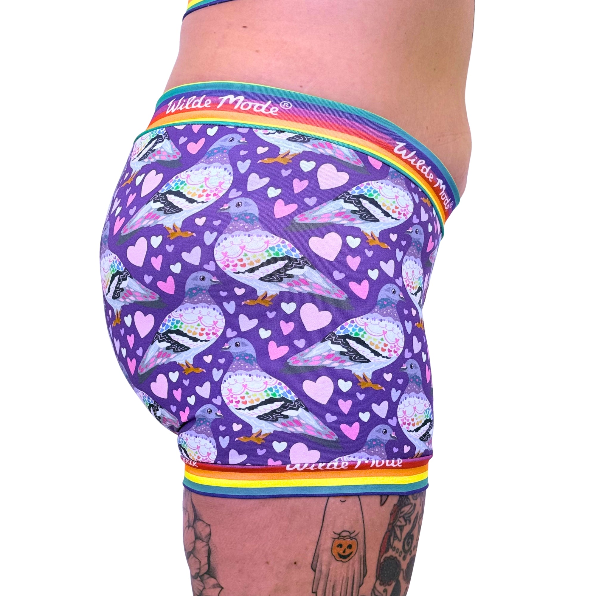 Wilde Mode Comfort Boxers | Pigeon Love | Organic Cotton