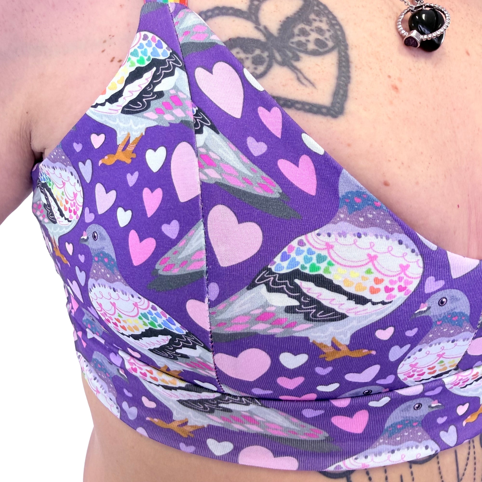 Wilde Mode Comfort Bra | Pigeon Love | Organic Cotton