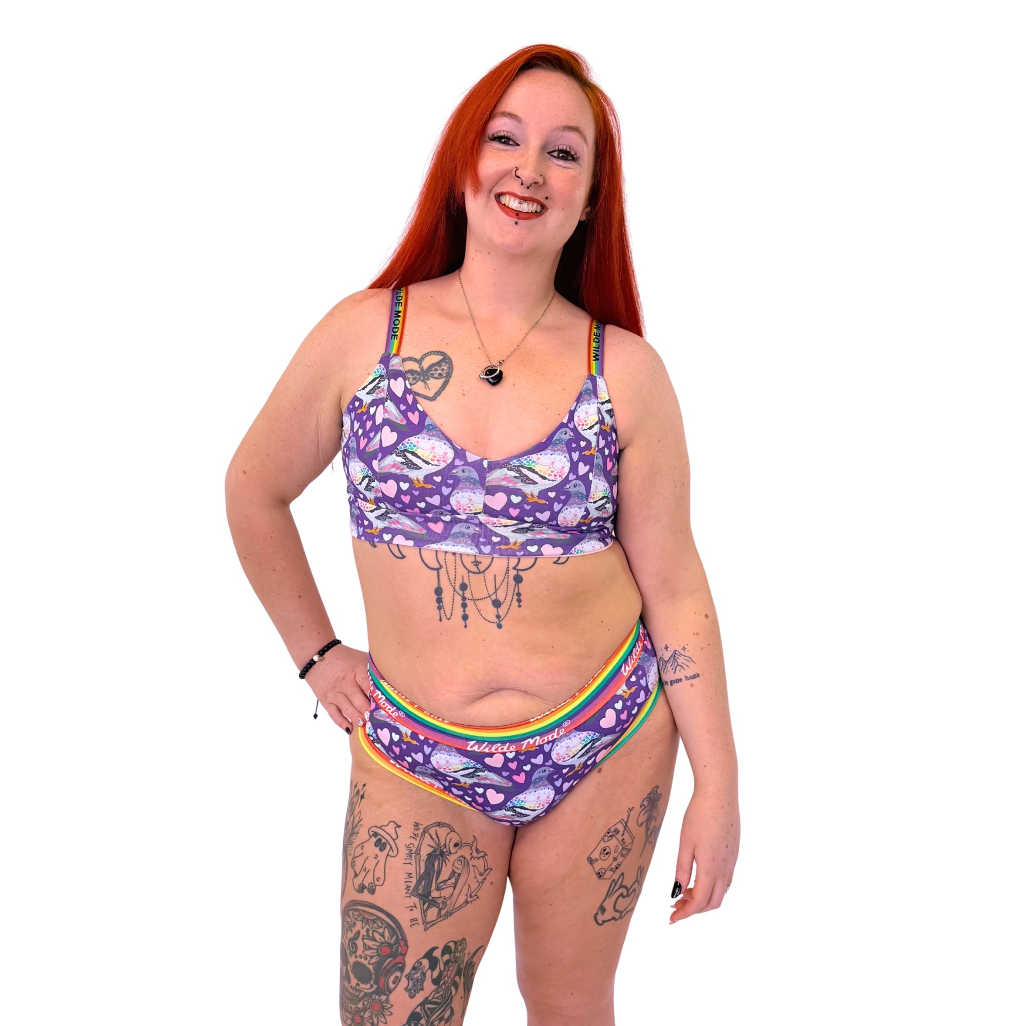 Wilde Mode Comfort Bra | Pigeon Love | Organic Cotton