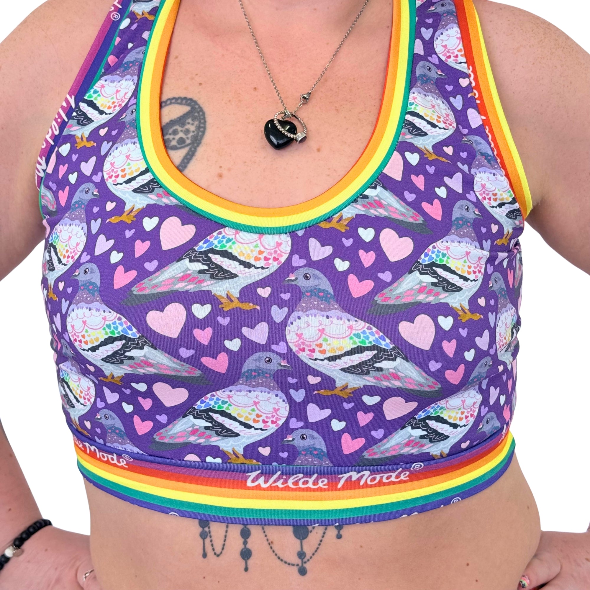 Wilde Mode Comfort Bralette | Pigeon Love | Organic Cotton