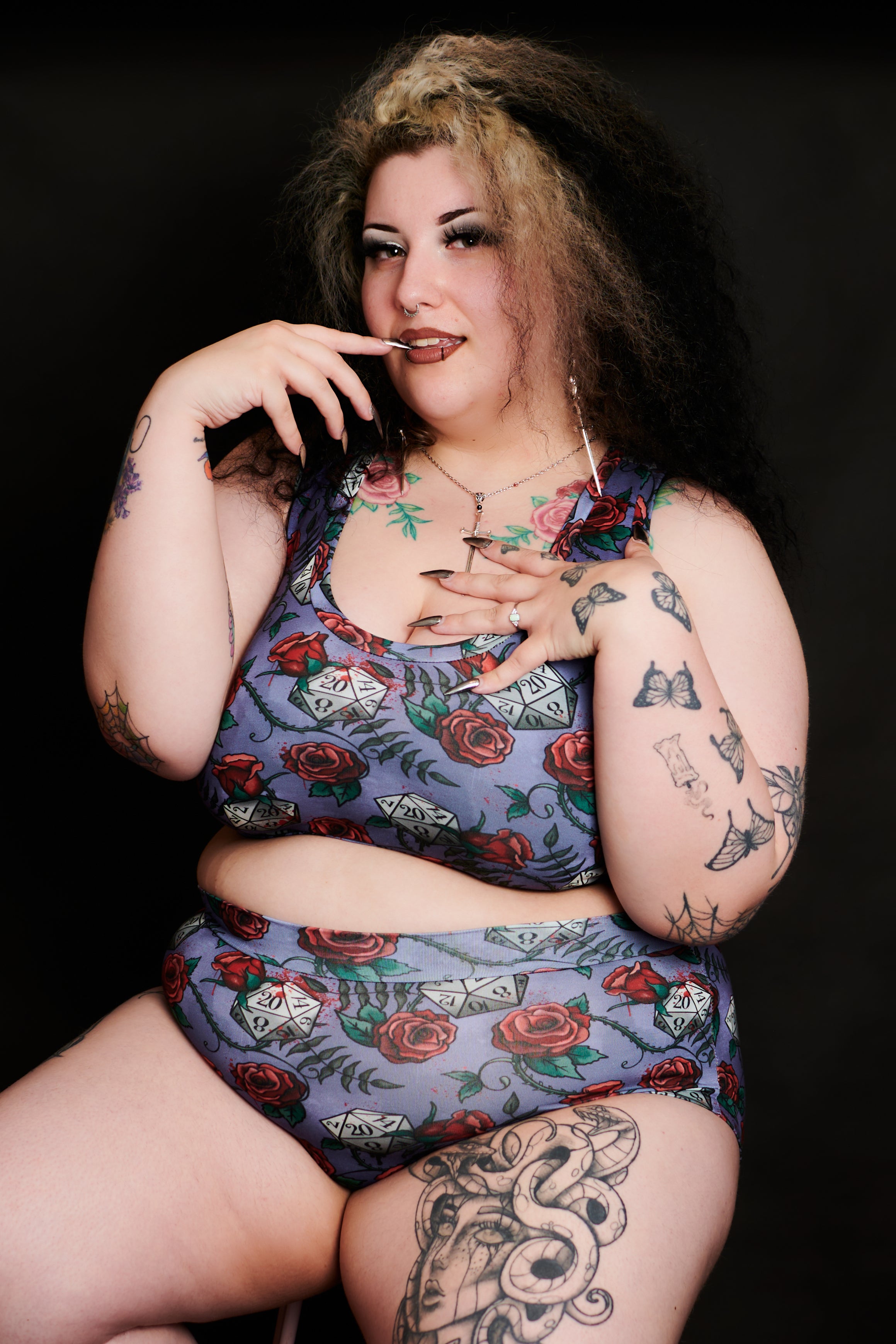 Comfort Bralette | DND Print | Organic Cotton