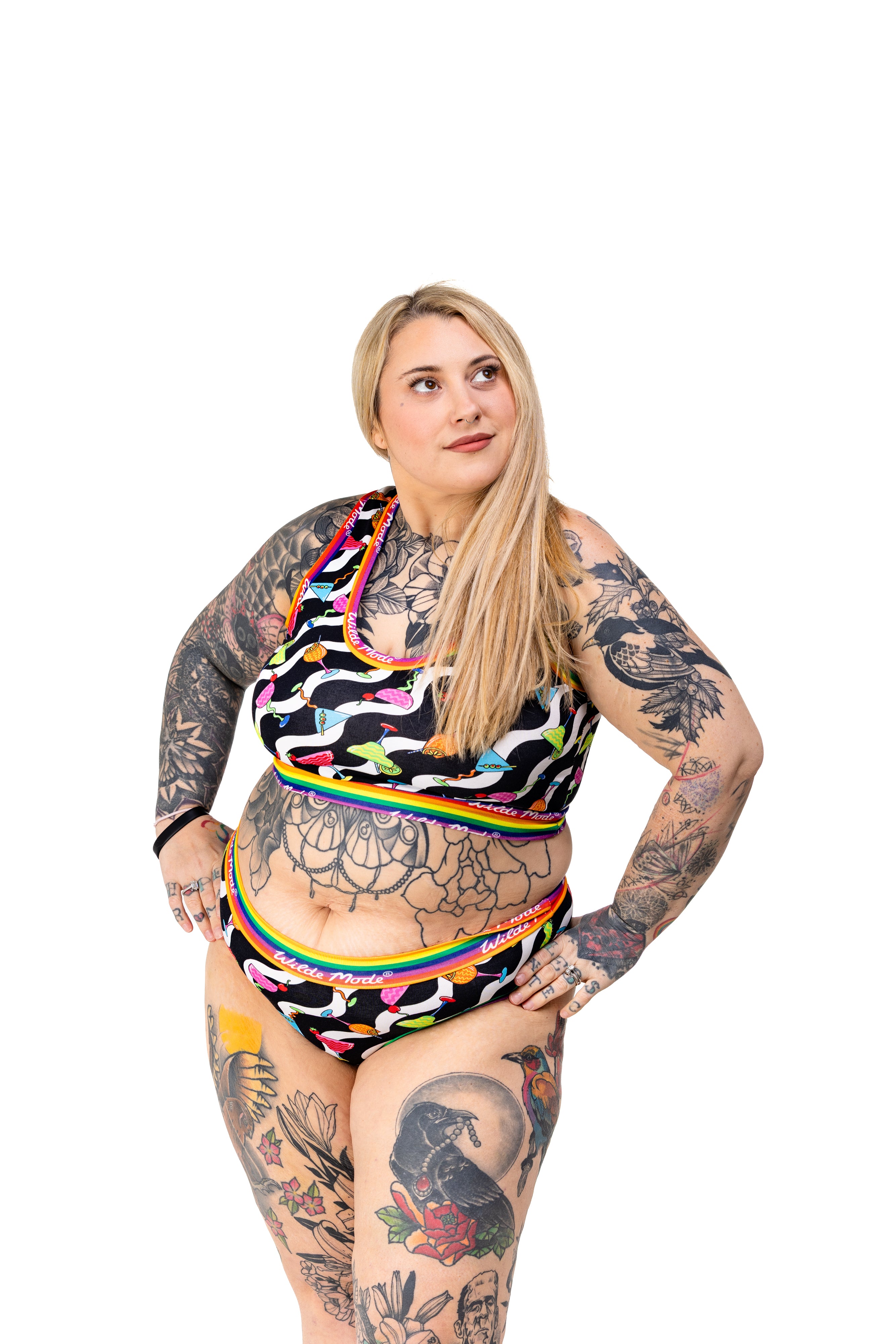 Comfort Bralette | Wilde Mode Cocktail Waves | Organic Cotton