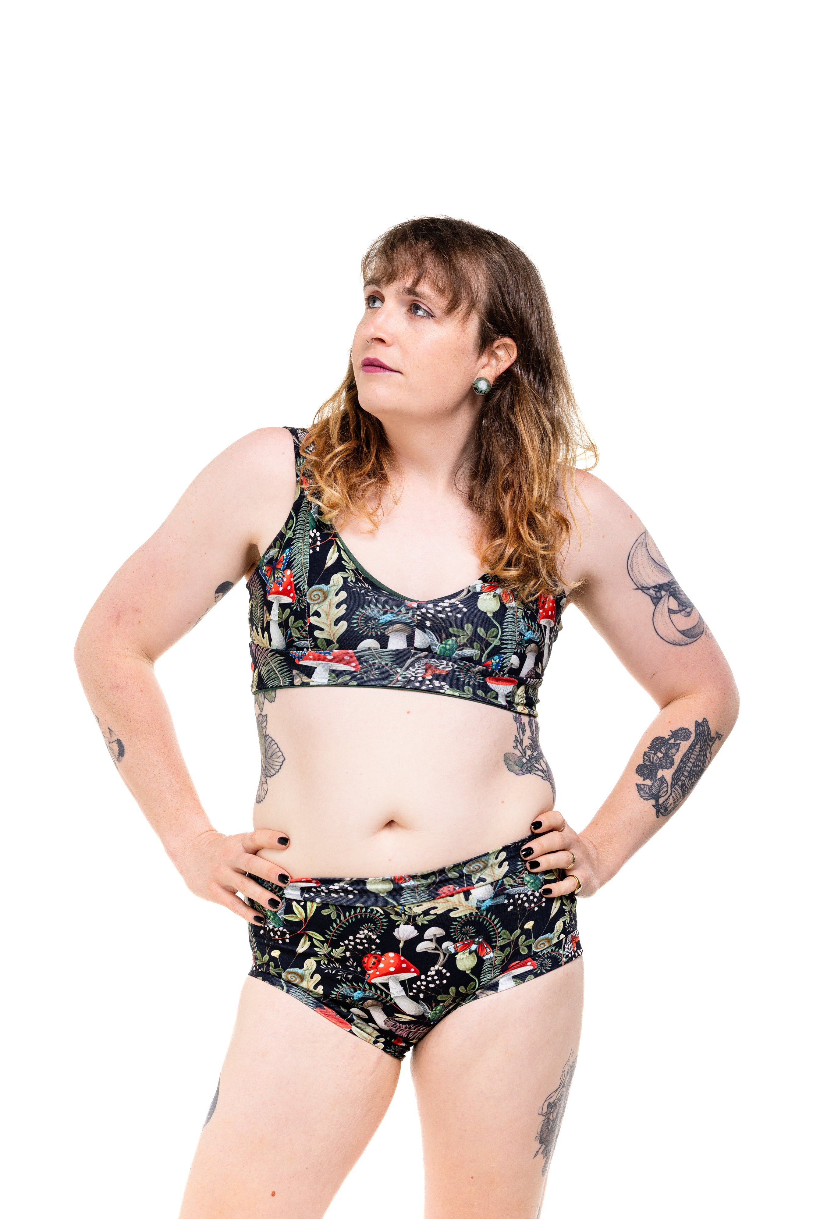 Wilde Mode Comfort Bra | Nightshade Hollow | Organic Cotton