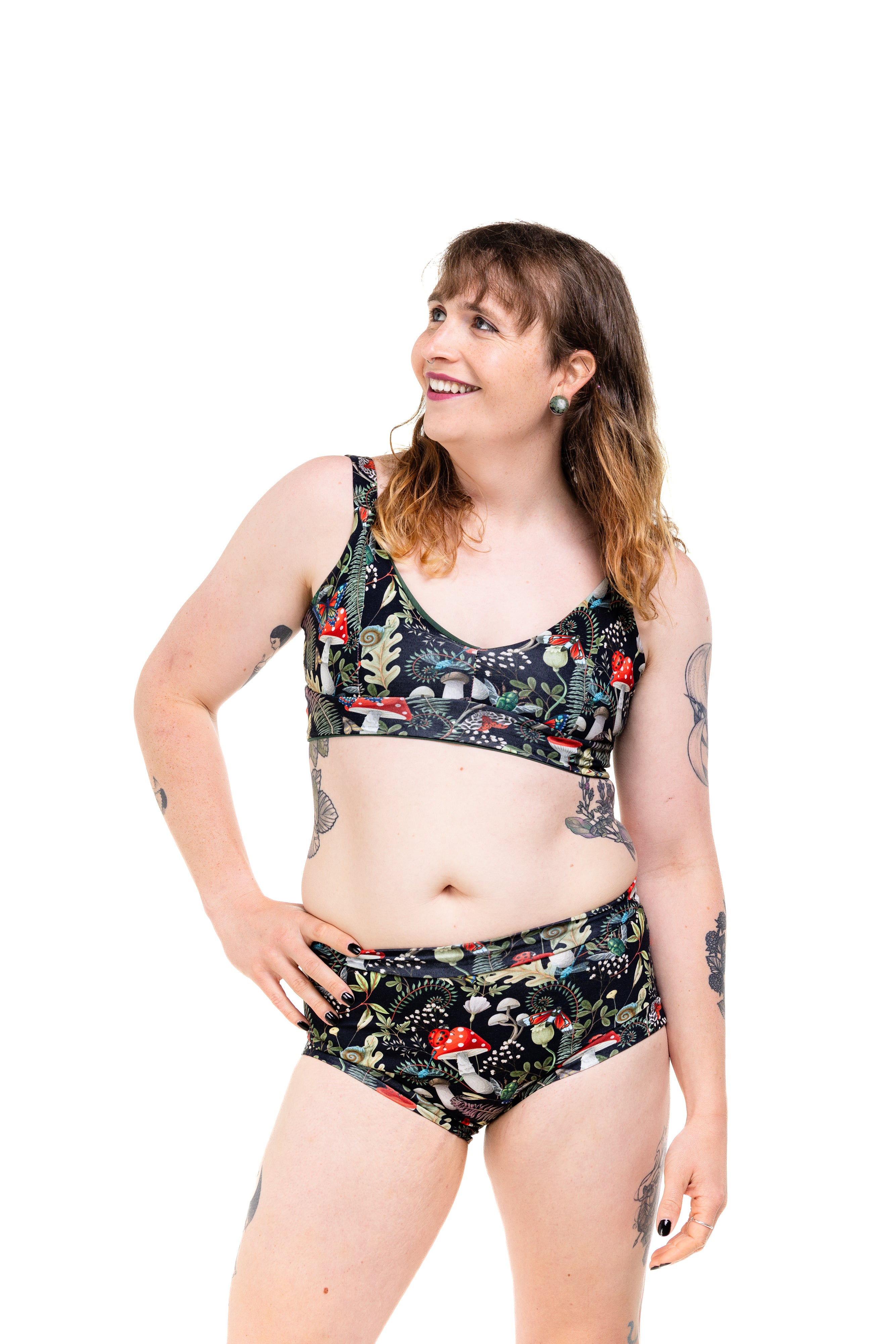 Wilde Mode Comfort Bra | Nightshade Hollow | Organic Cotton