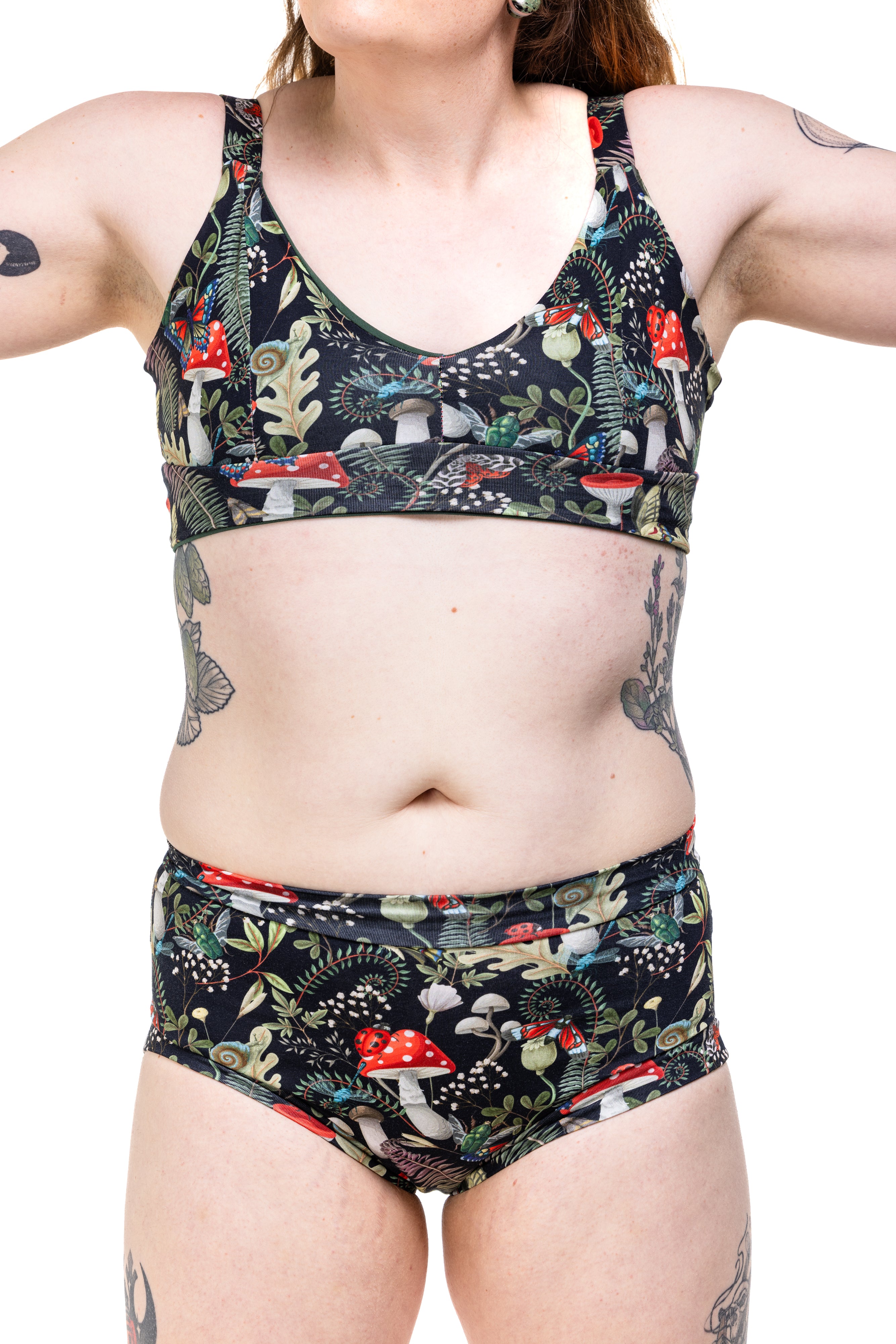 Wilde Mode Comfort Bra | Nightshade Hollow | Organic Cotton