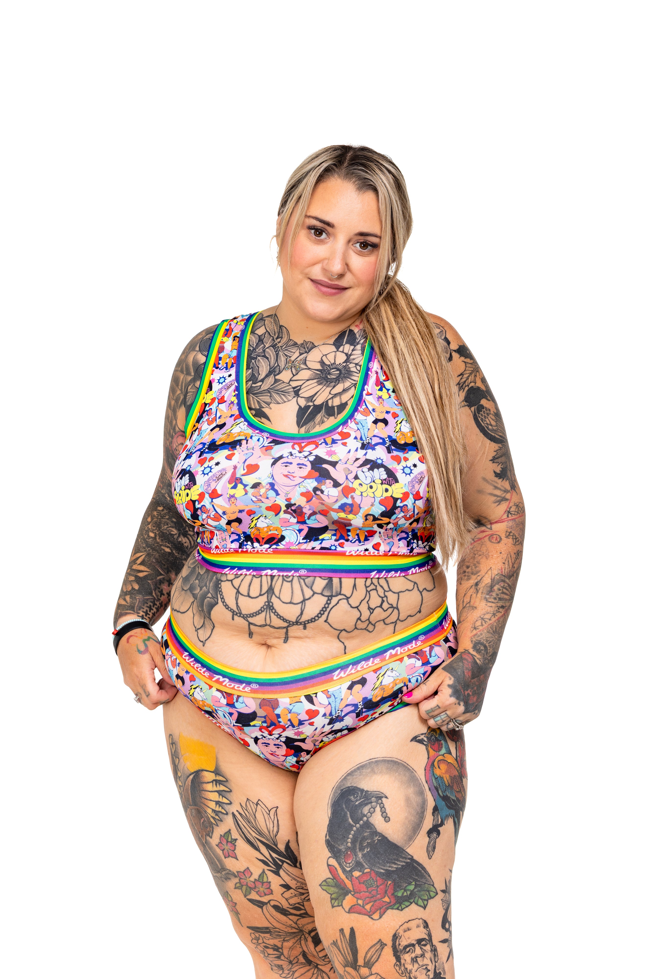 Comfort Bralette | Wilde Mode Pride People | Organic Cotton