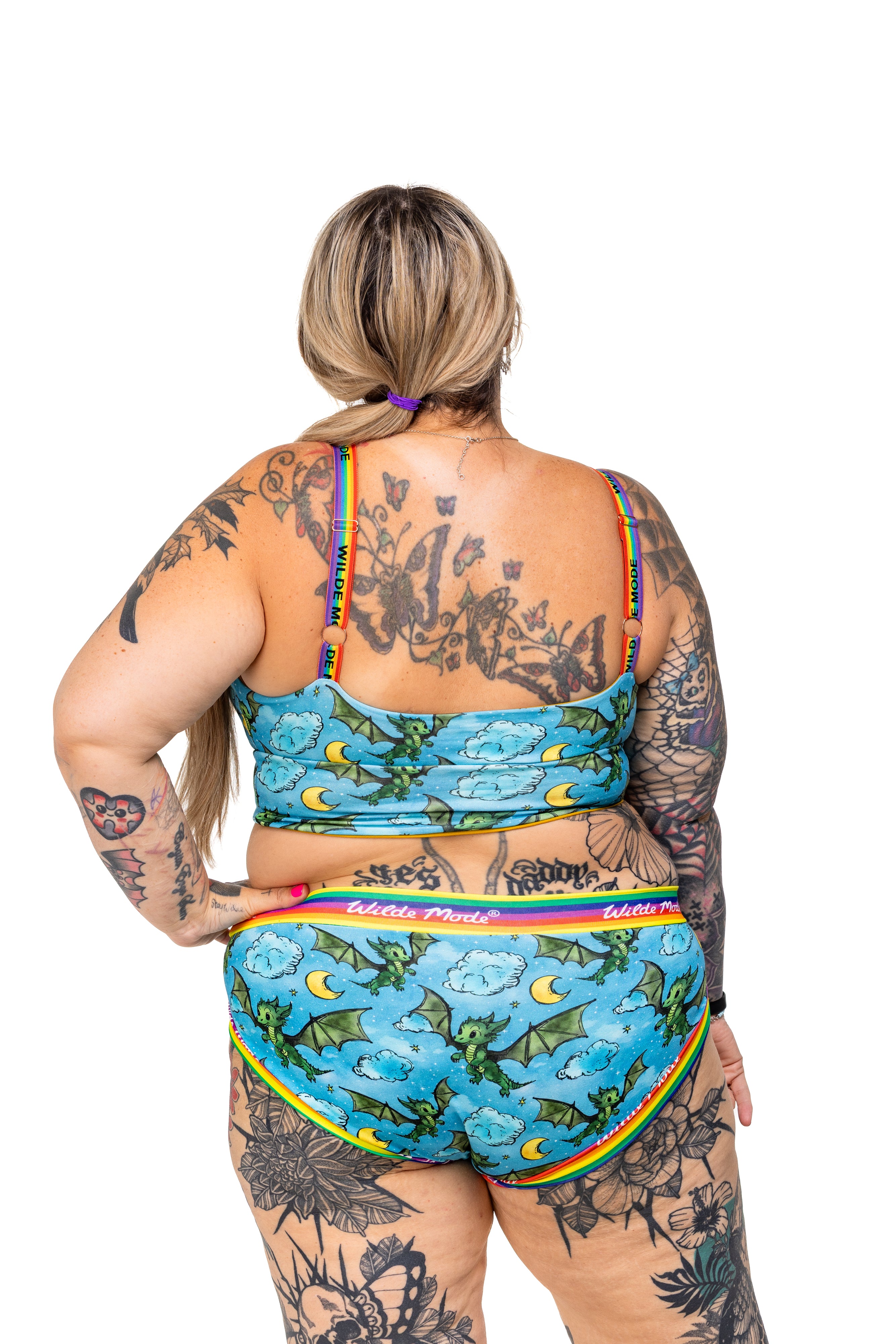 Wilde Mode Comfort Bra | Dragon Print | Organic Cotton