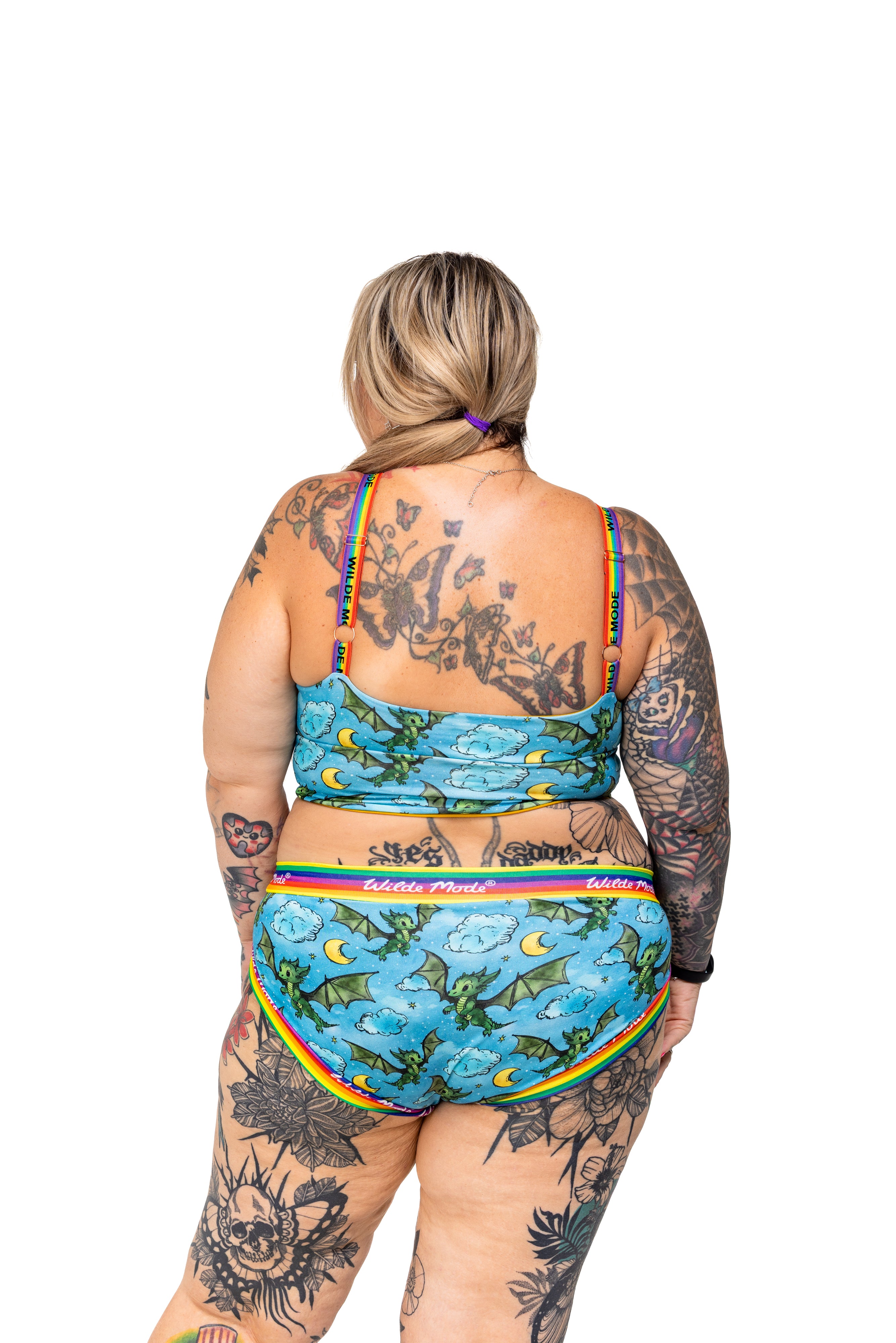 Wilde Mode Comfort Bra | Dragon Print | Organic Cotton