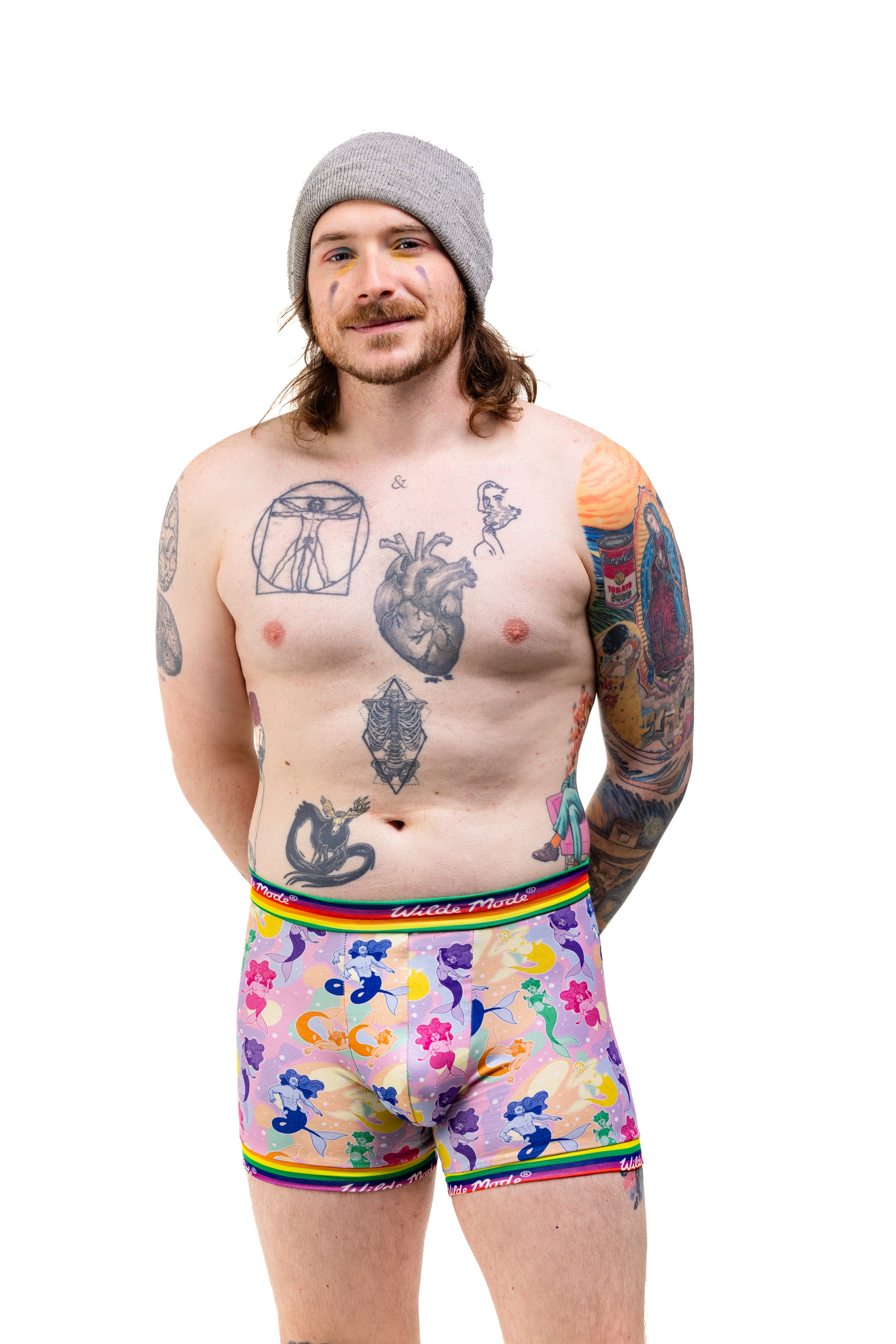 Boxer Shorts | Wilde Mode Pride Merfolk | Organic Cotton