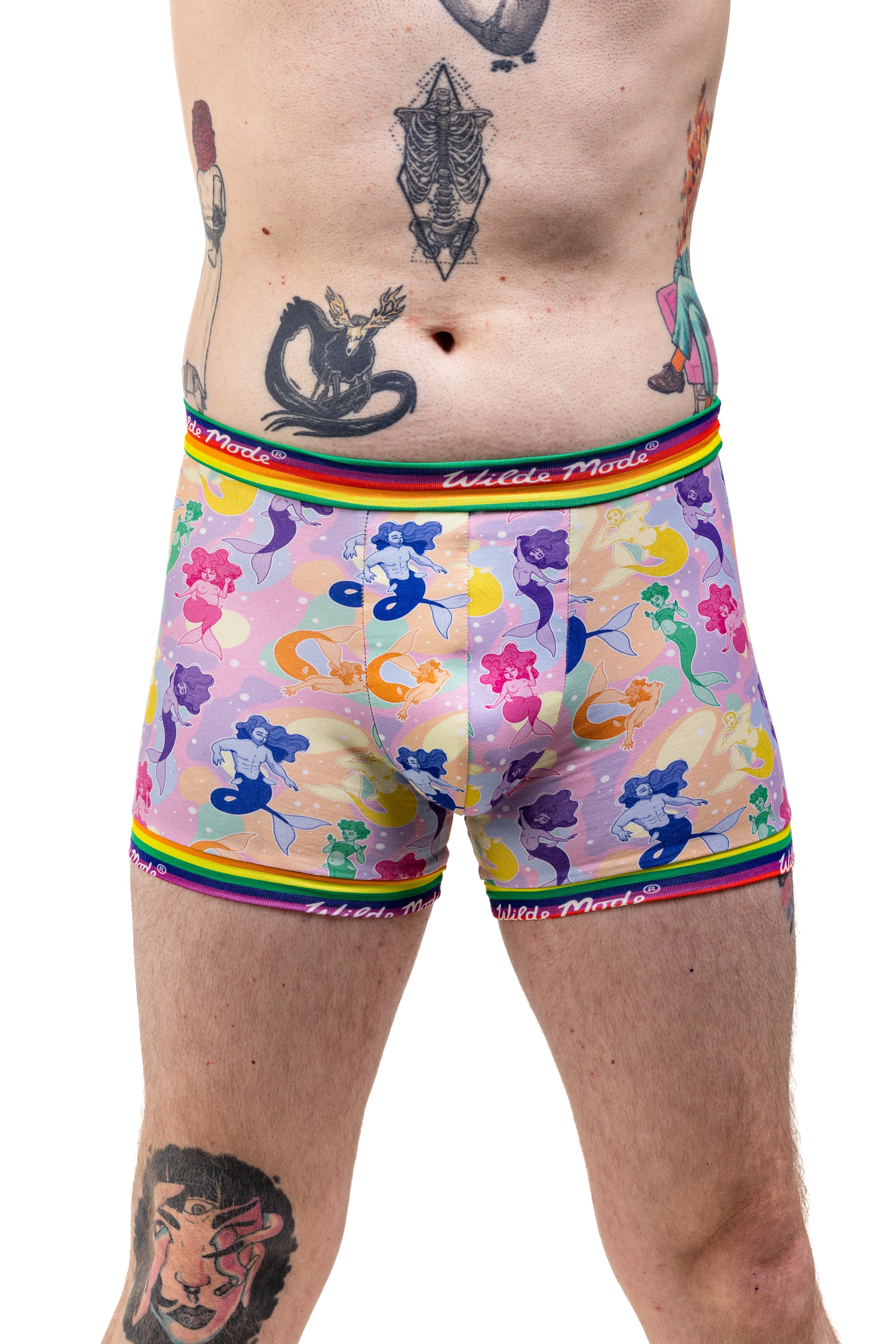 Boxer Shorts | Wilde Mode Pride Merfolk | Organic Cotton