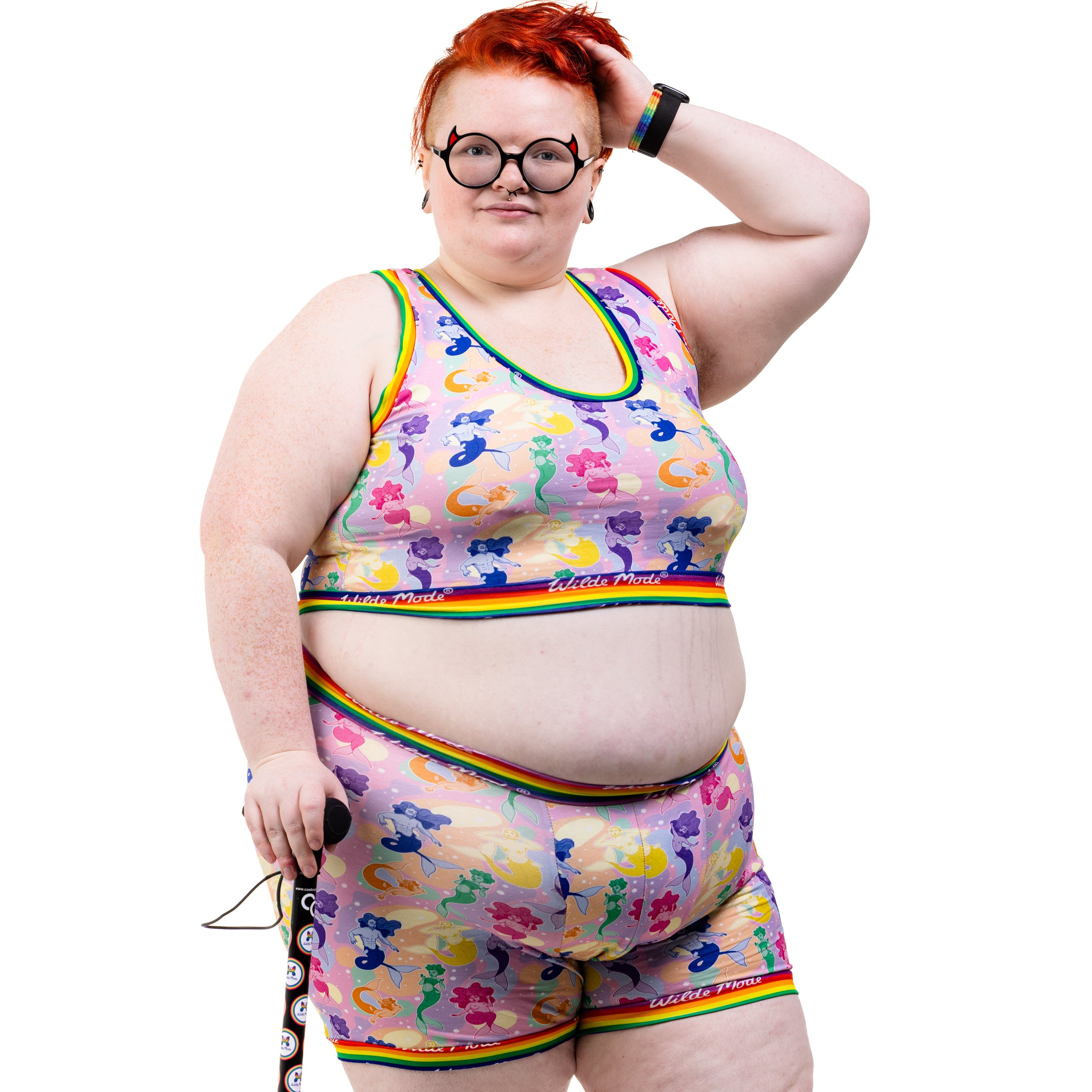 Boxer Shorts | Wilde Mode Pride Merfolk | Organic Cotton