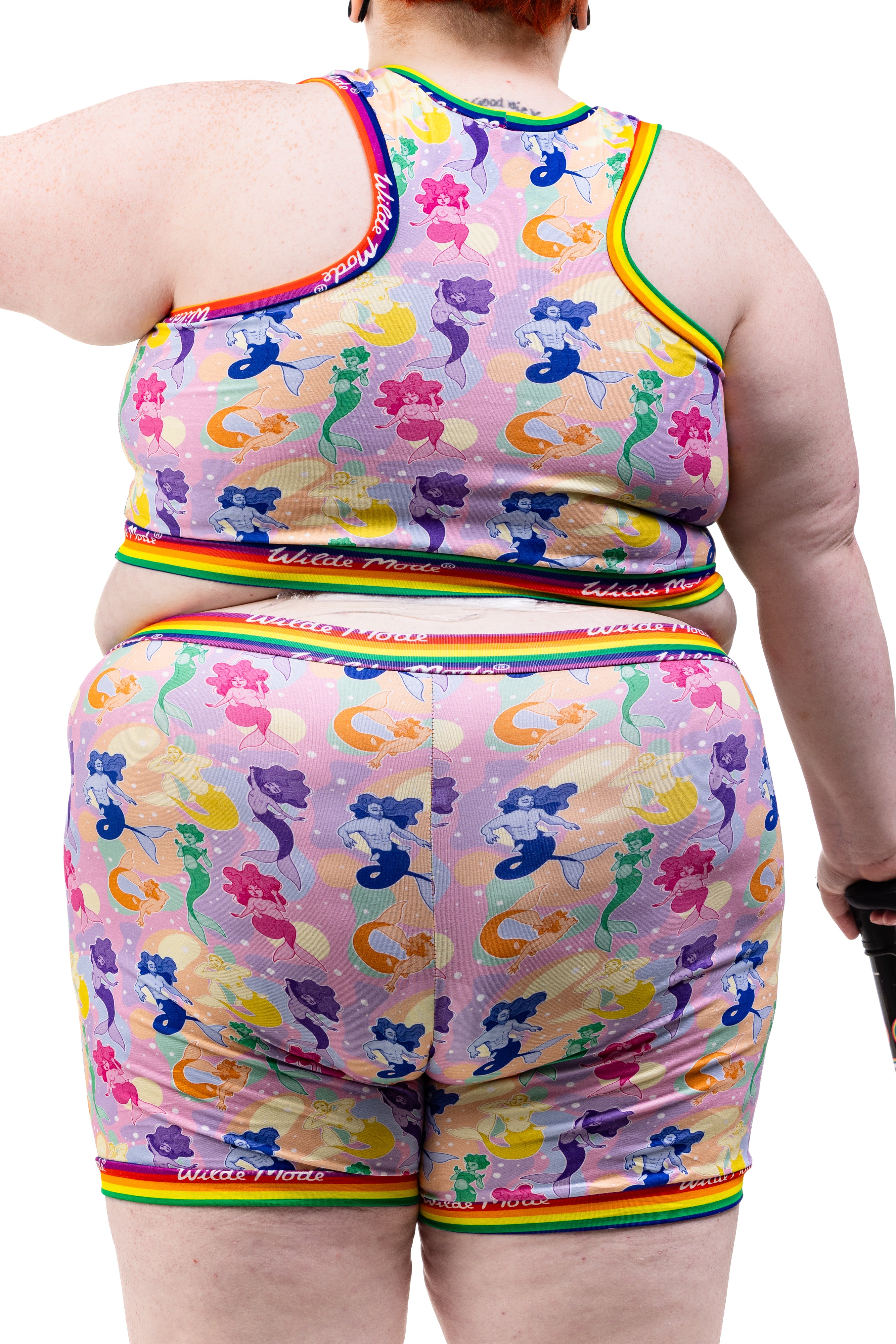 Comfort Bralette | Wilde Mode Pride Merfolk | Organic Cotton