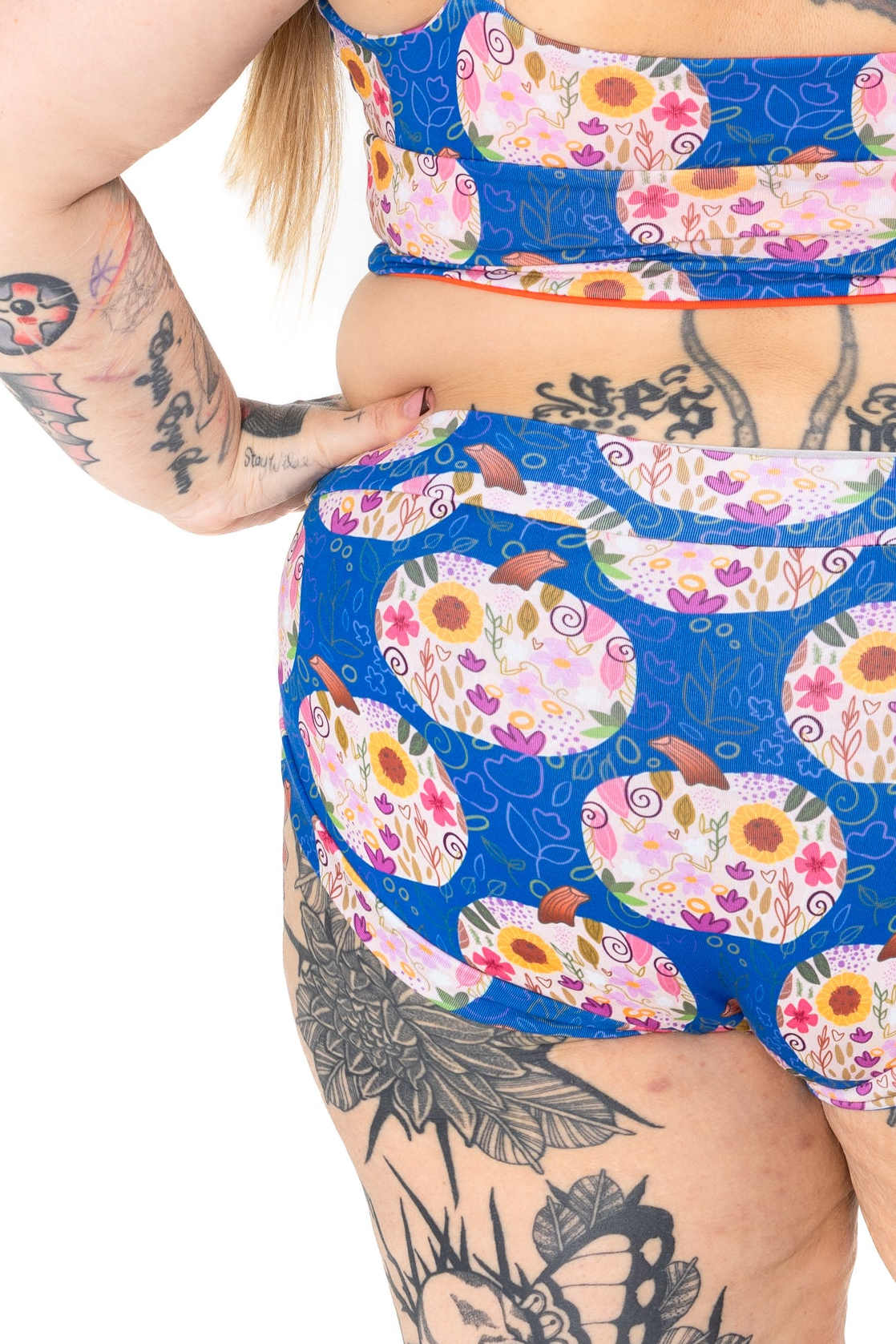 Brief | Floral Pumpkins | Organic Cotton