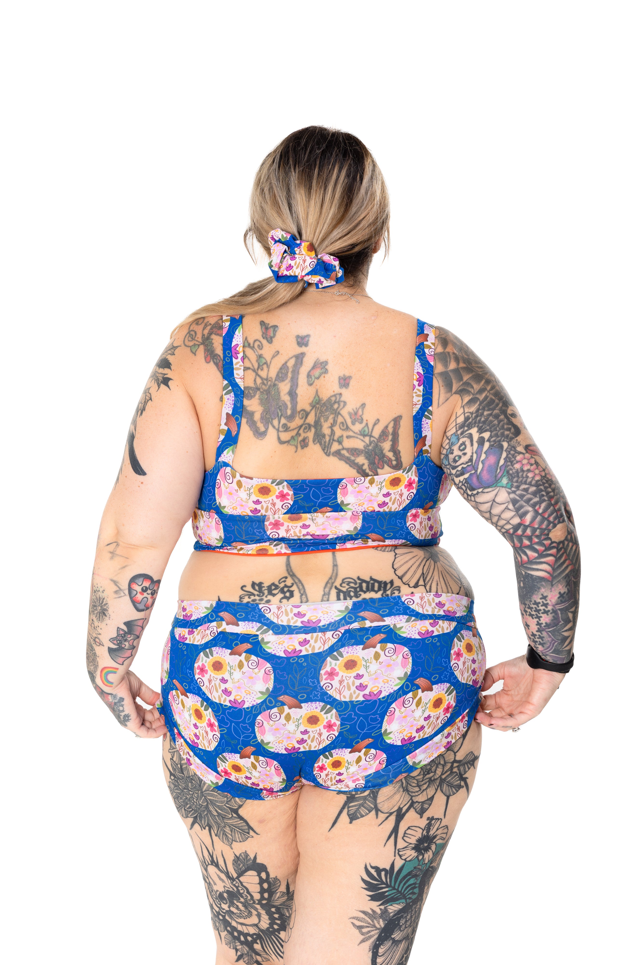 Brief | Floral Pumpkins | Organic Cotton