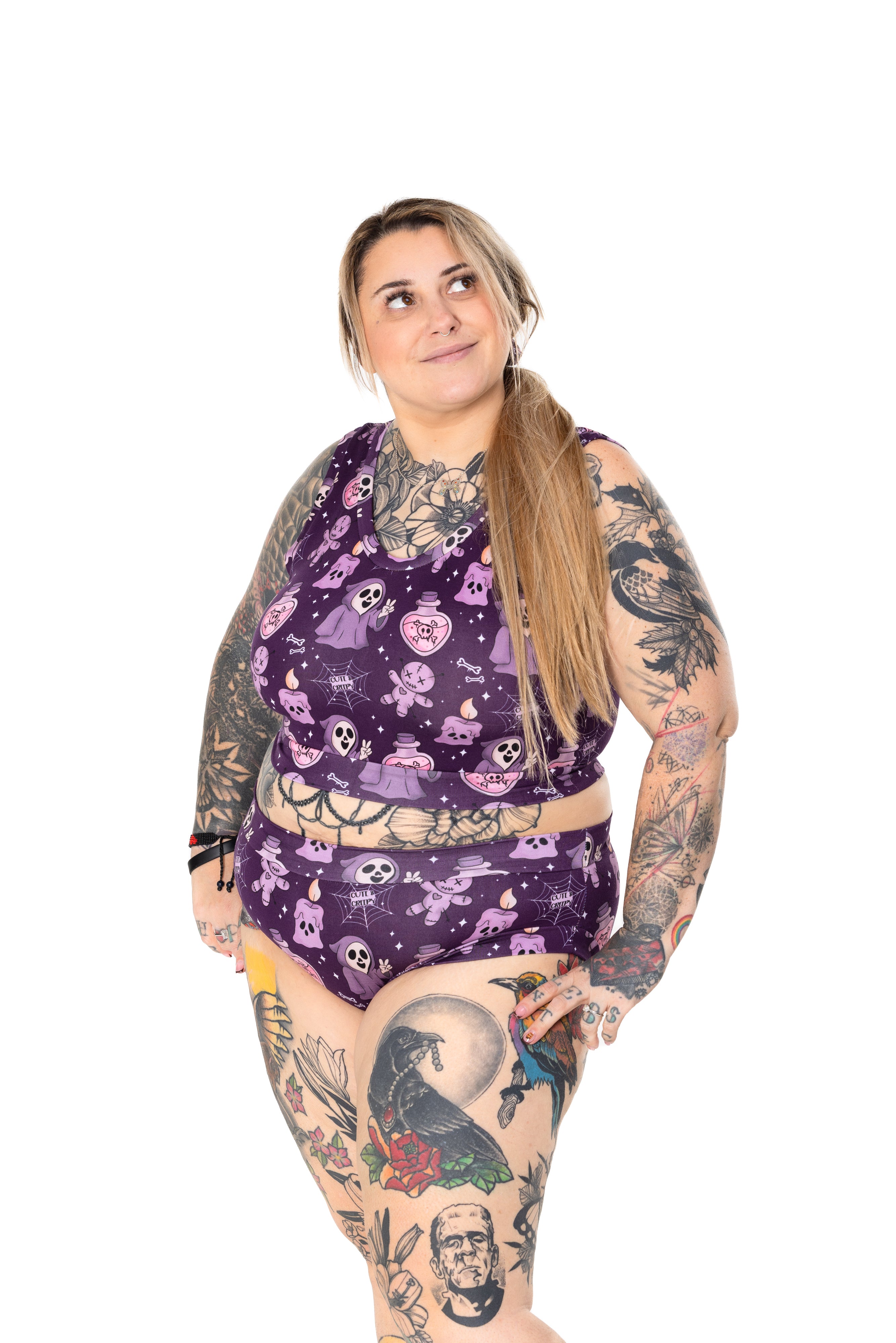 Comfort Bralette | Hex Appeal Print | Organic Cotton
