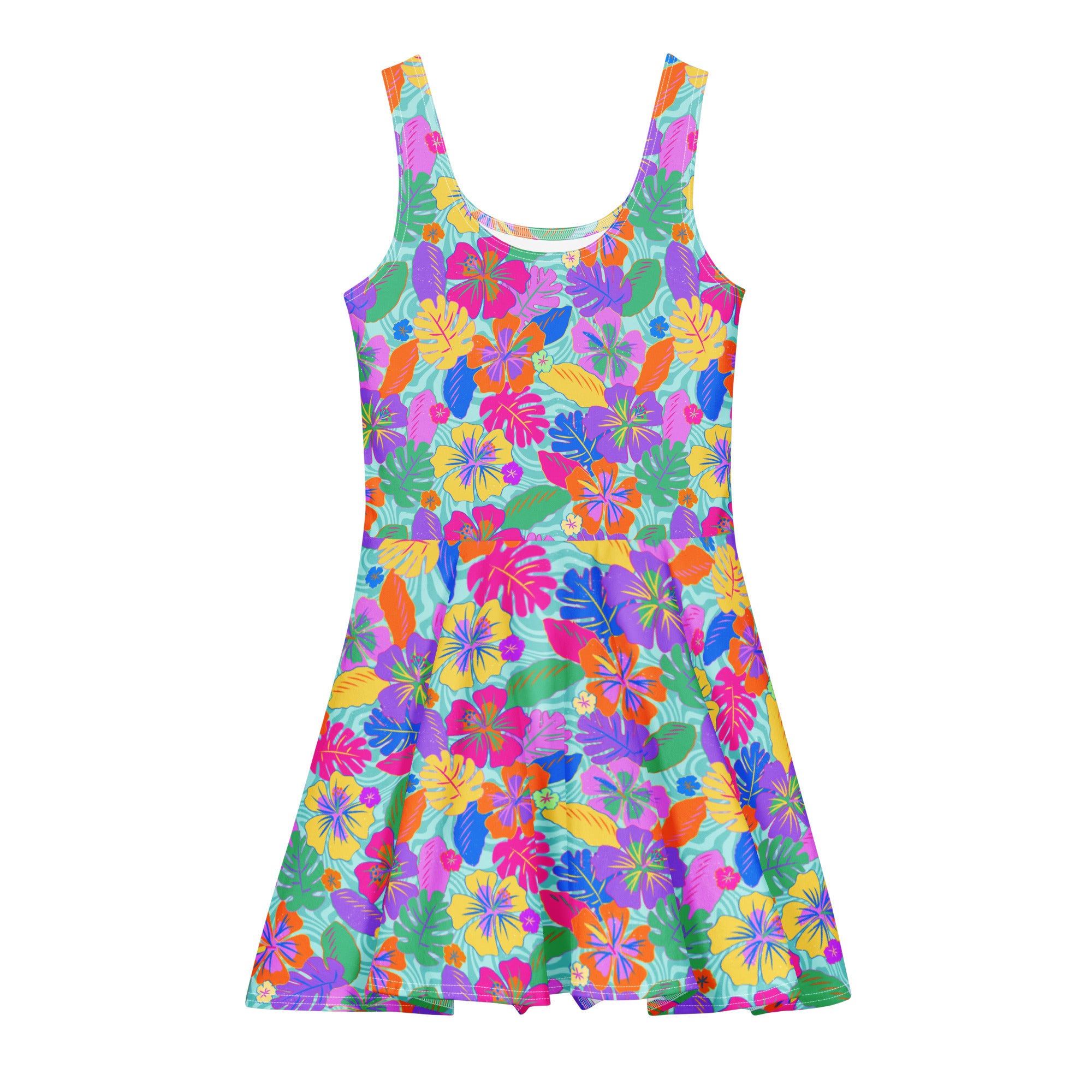 cotton skater dress Skater dress | Tropical Plants