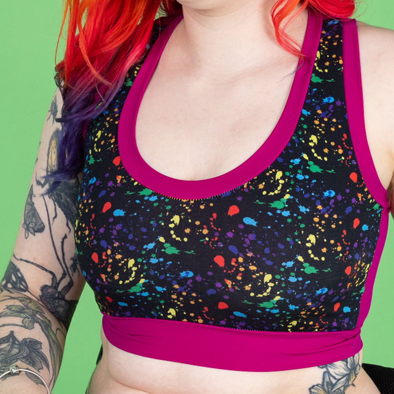 Binder Alternative Comfort Compression Top | Wilde Mode Multi Print | Recycled