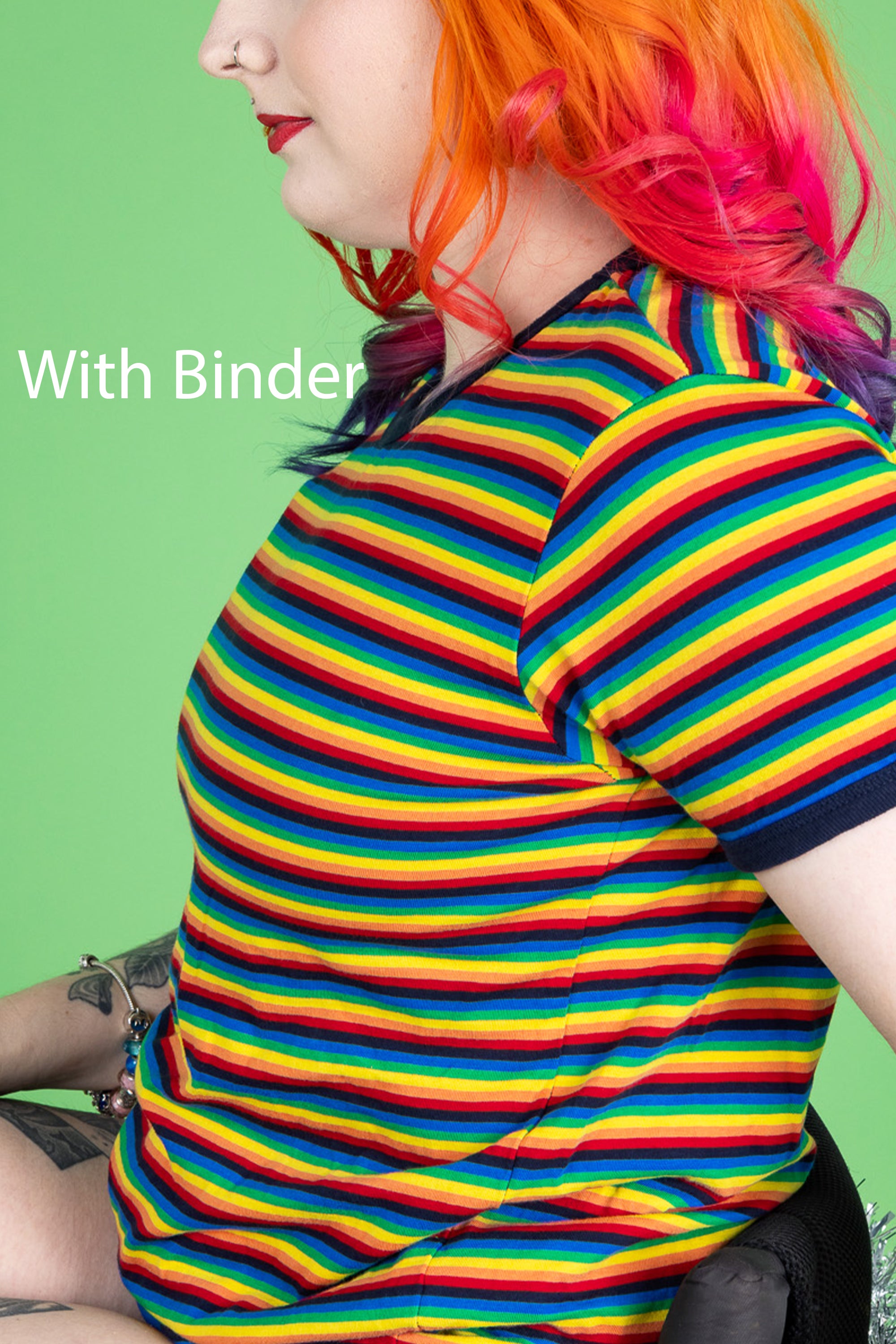 Binder Alternative Comfort Compression Top | Wilde Mode Multi Print | Recycled