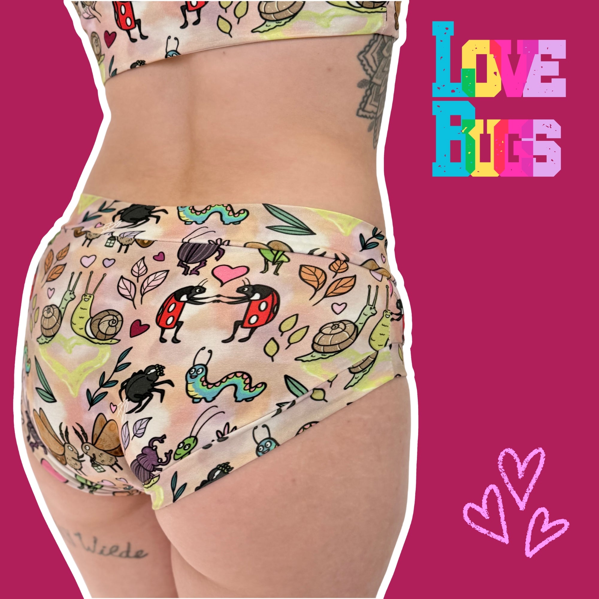 Comfort Briefs | Love Bugs | Organic Cotton