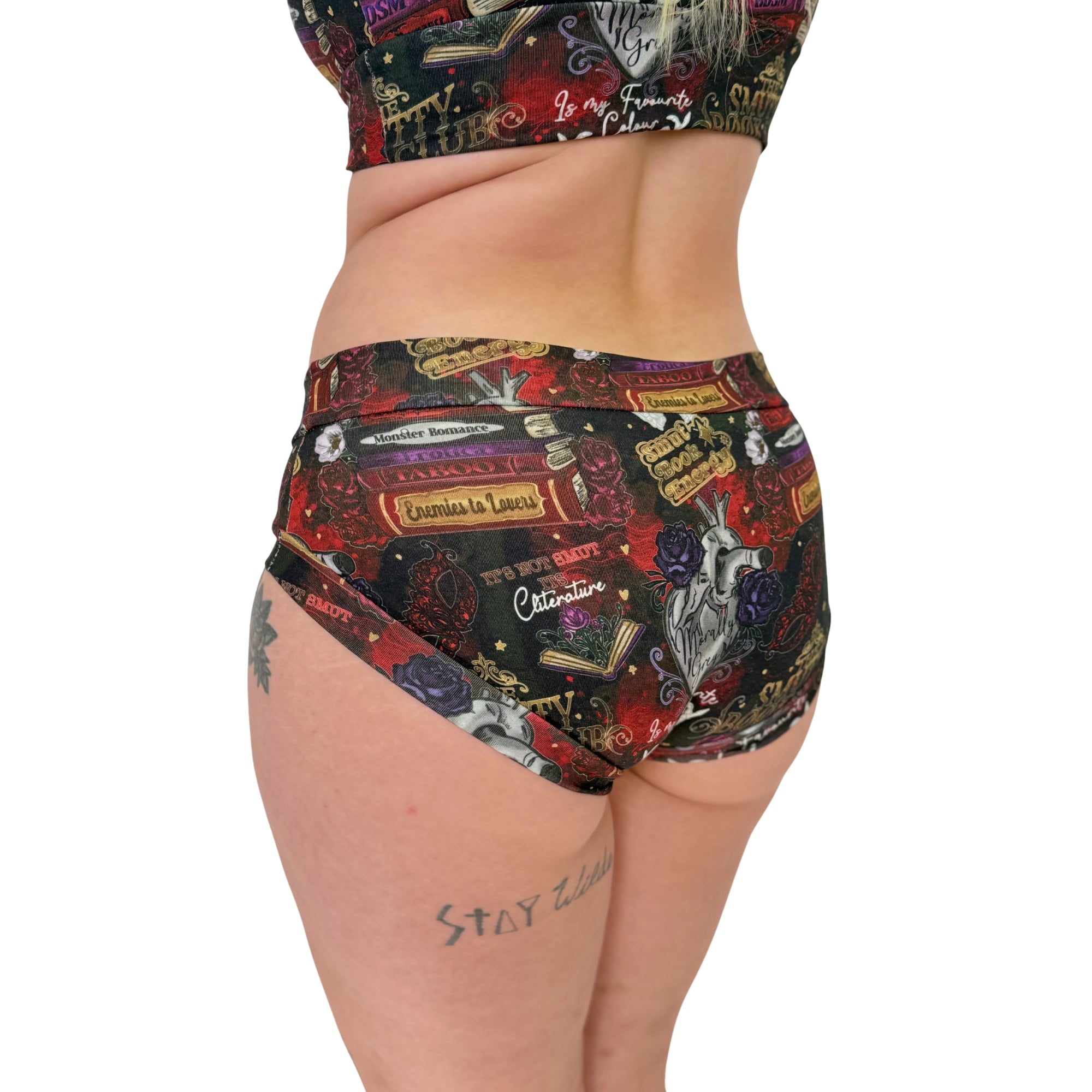 Comfort Briefs | Smut Readers Book Print | Organic Cotton