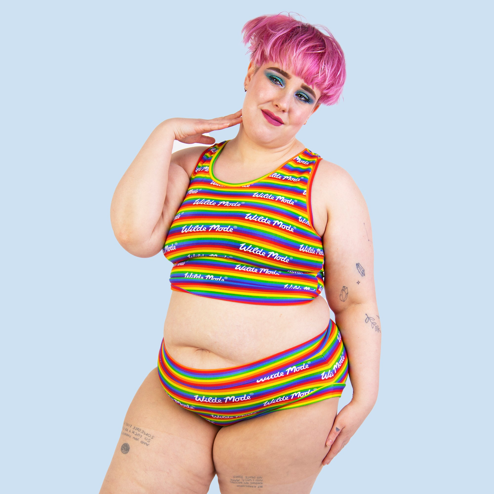 Brief | Wilde Mode Rainbow Stripe | Organic Cotton