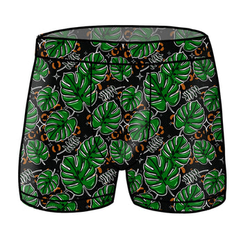 Boxers | Monstera Plant Print | Organic Cotton