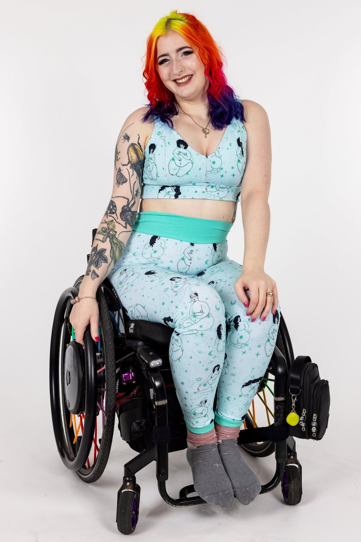 Wilde Mode X Fat Lemon - Celestial Babes | Organic Soft Cup Bra | A-O Cup | Made in the UK