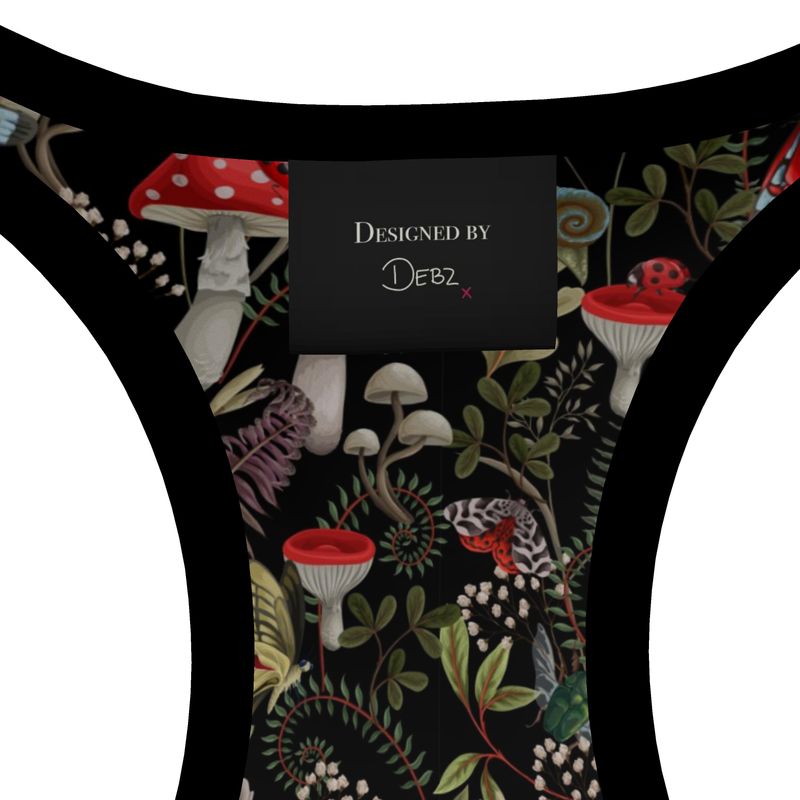 Sports Bralette | Mushrooms and Butterflies